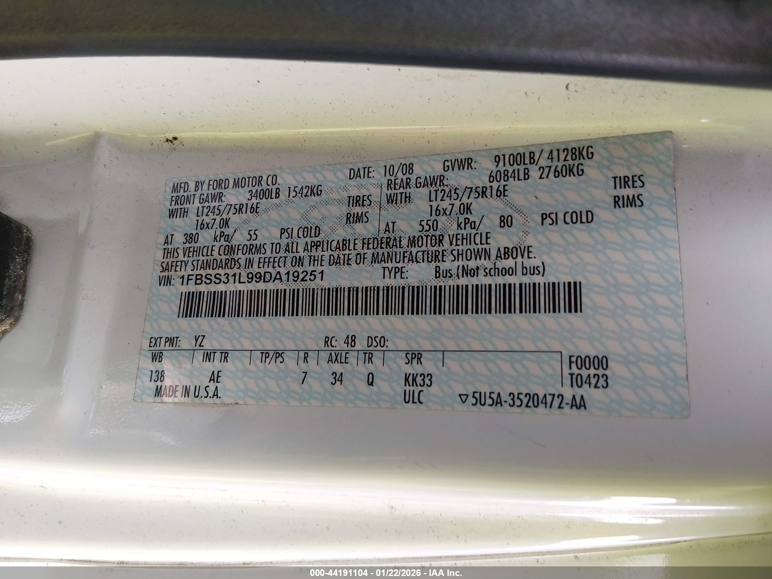 FORD E-350 image 9