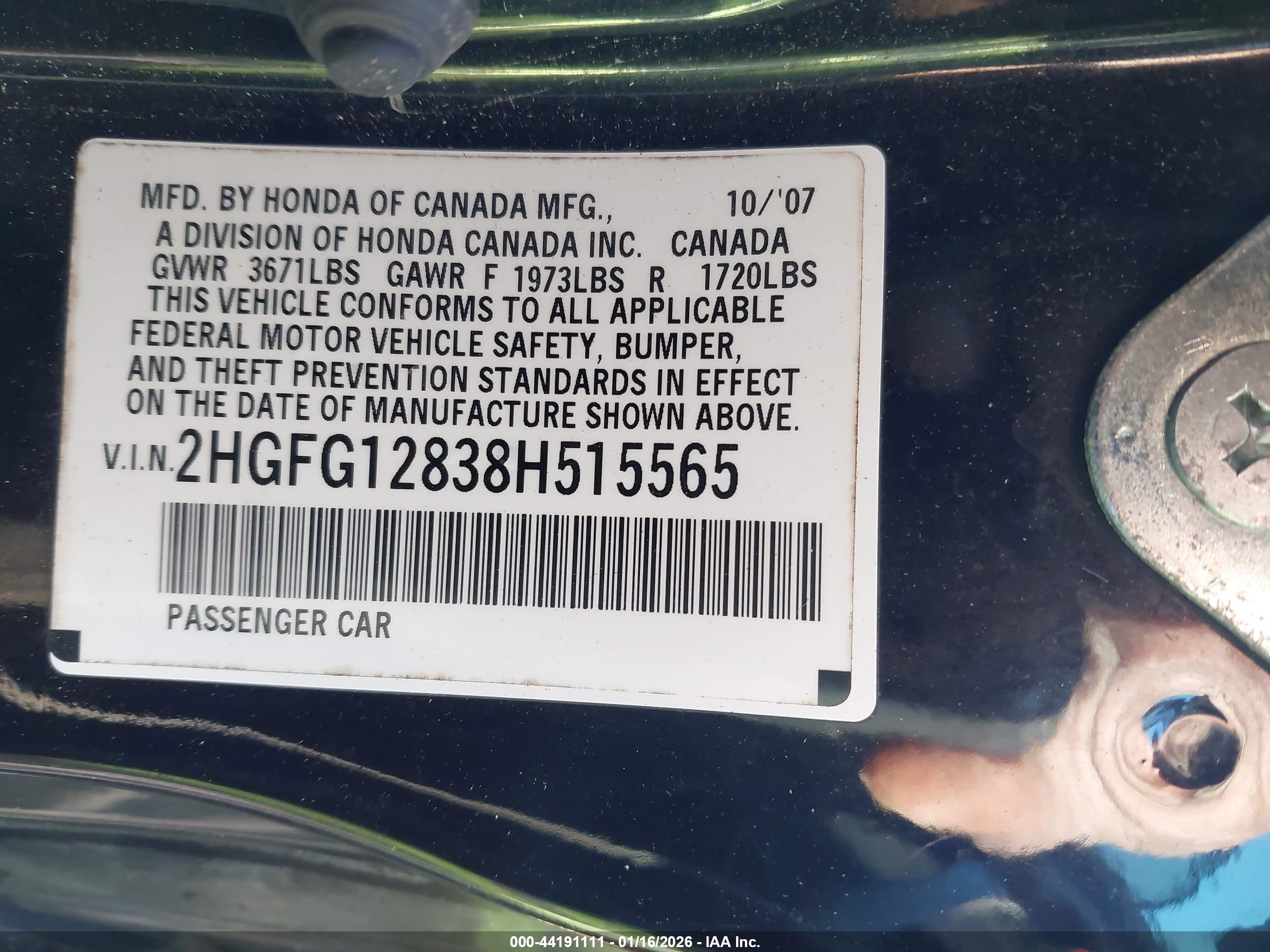 HONDA CIVIC image 9