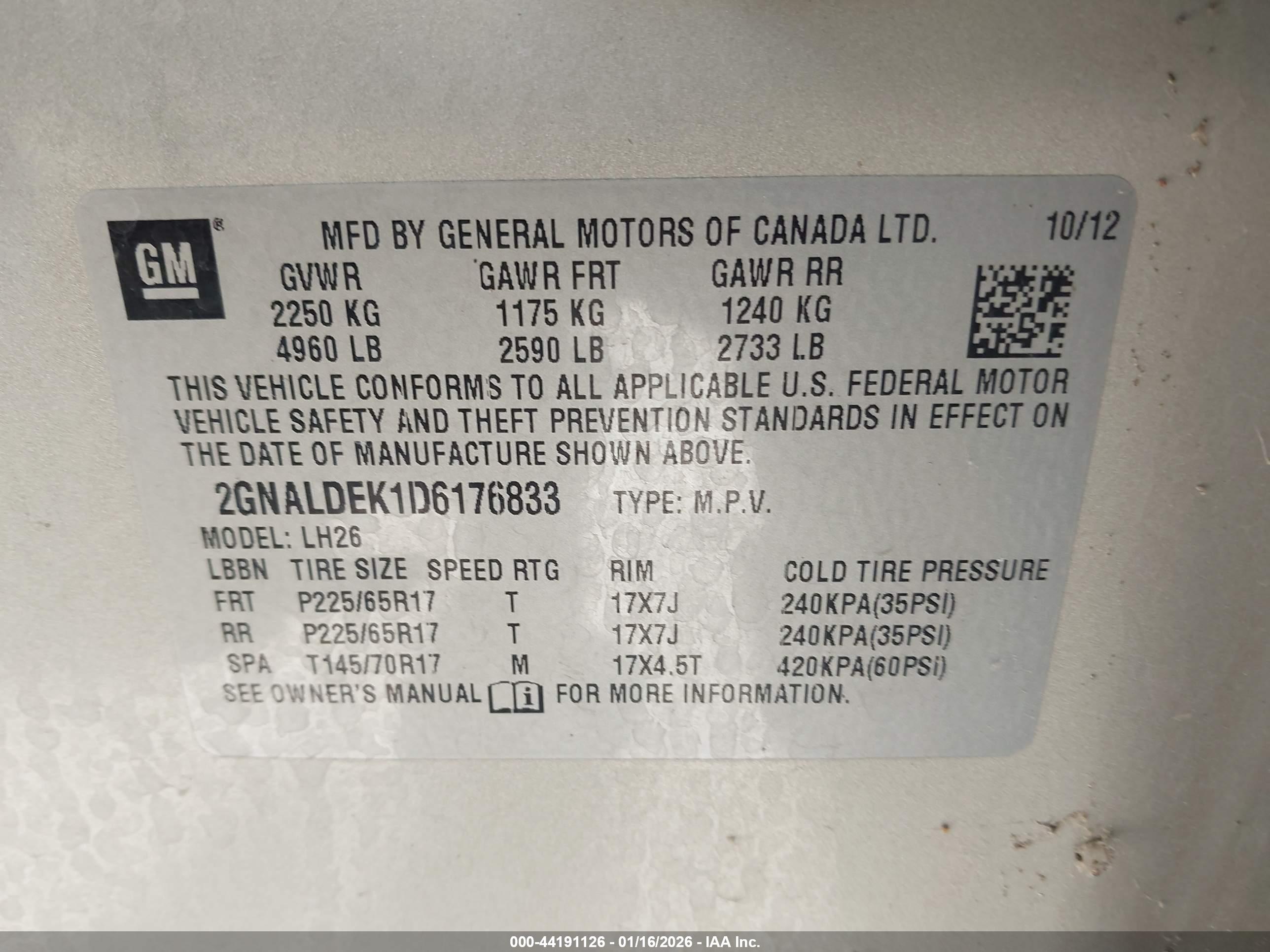 CHEVROLET EQUINOX image 9
