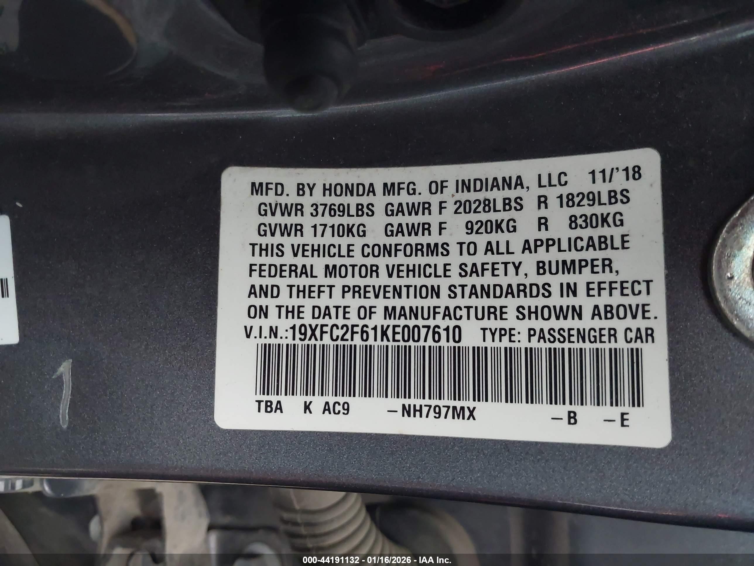 HONDA CIVIC image 9