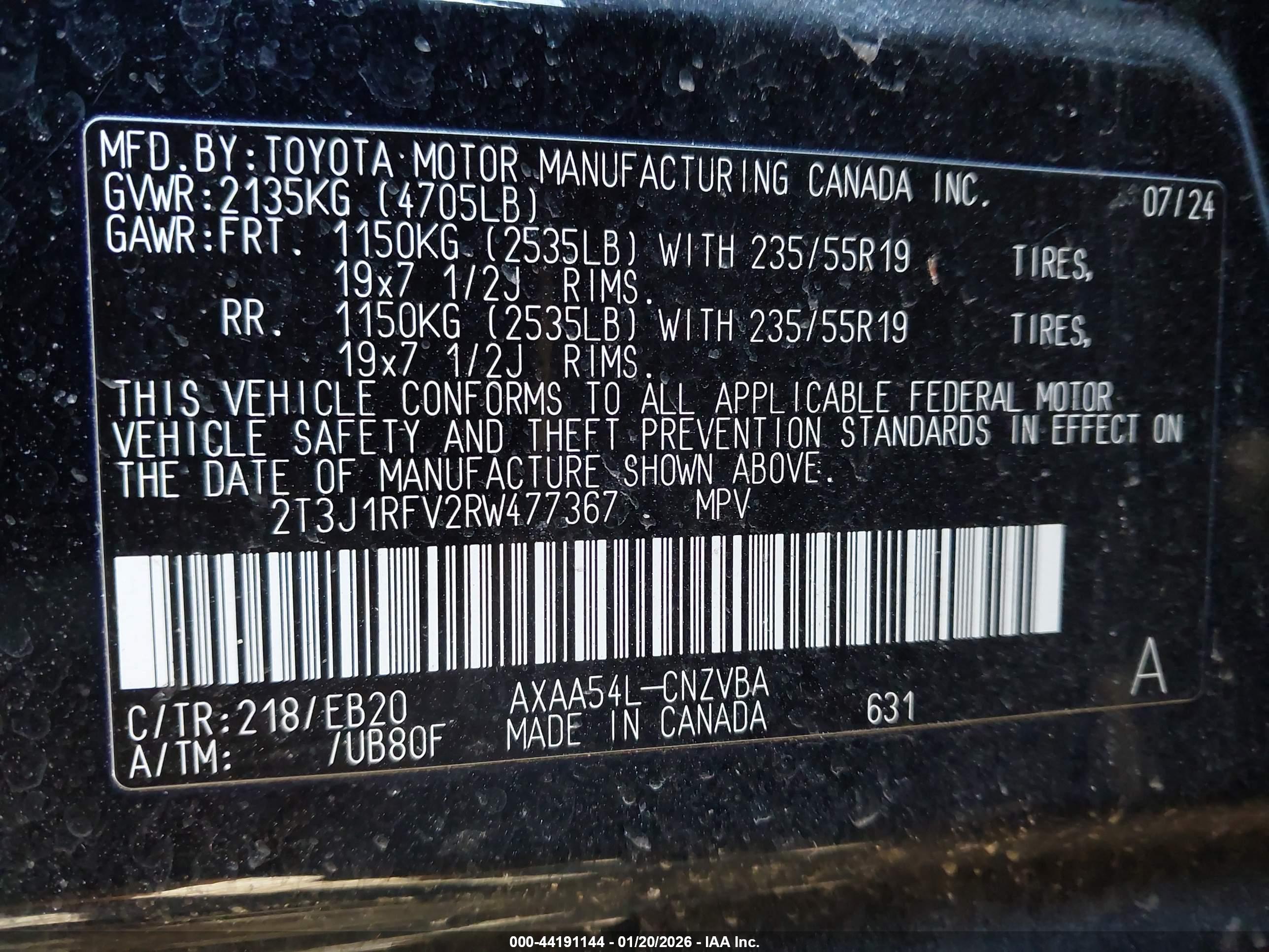 TOYOTA RAV4 image 9