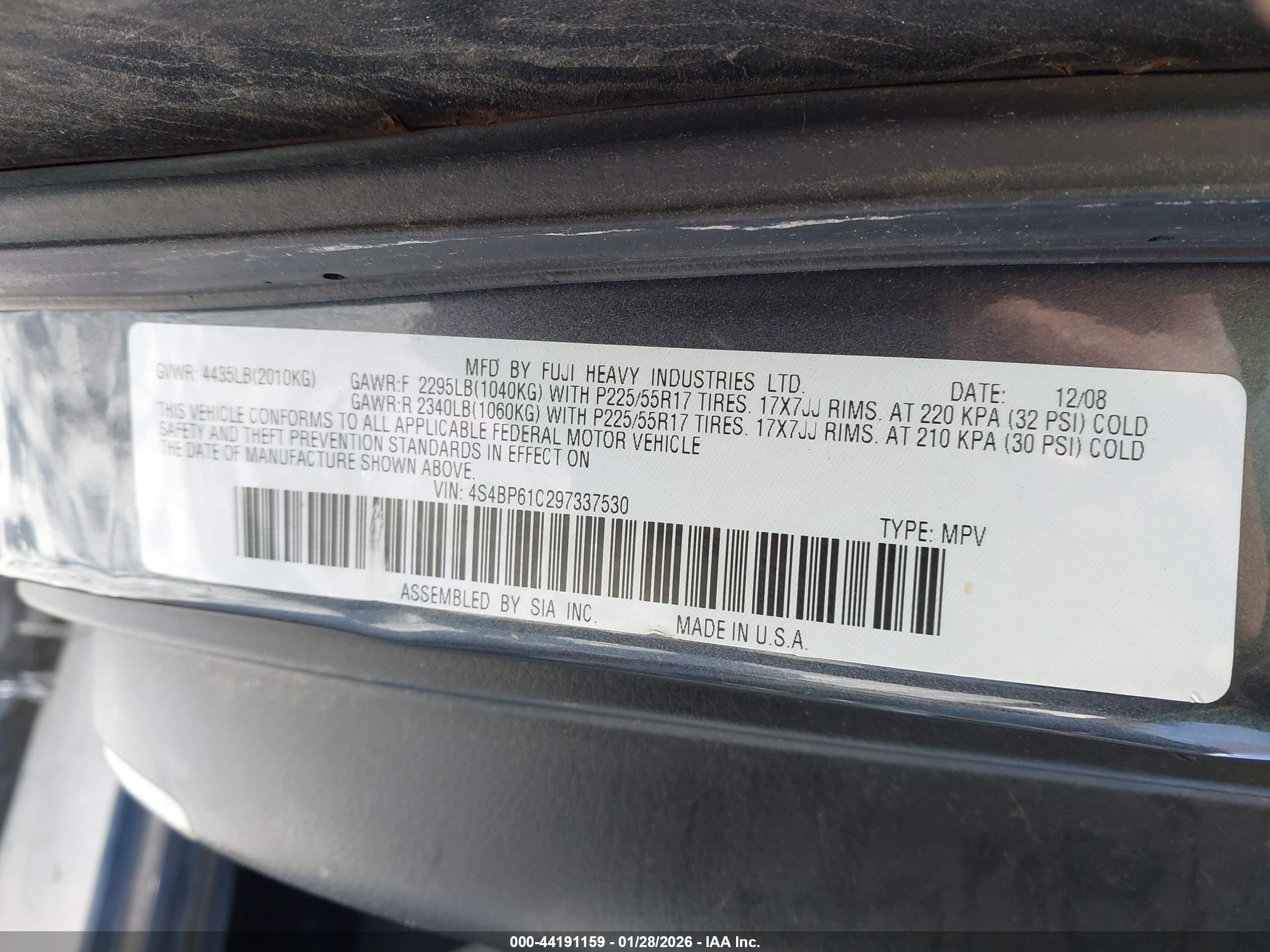 SUBARU OUTBACK image 9