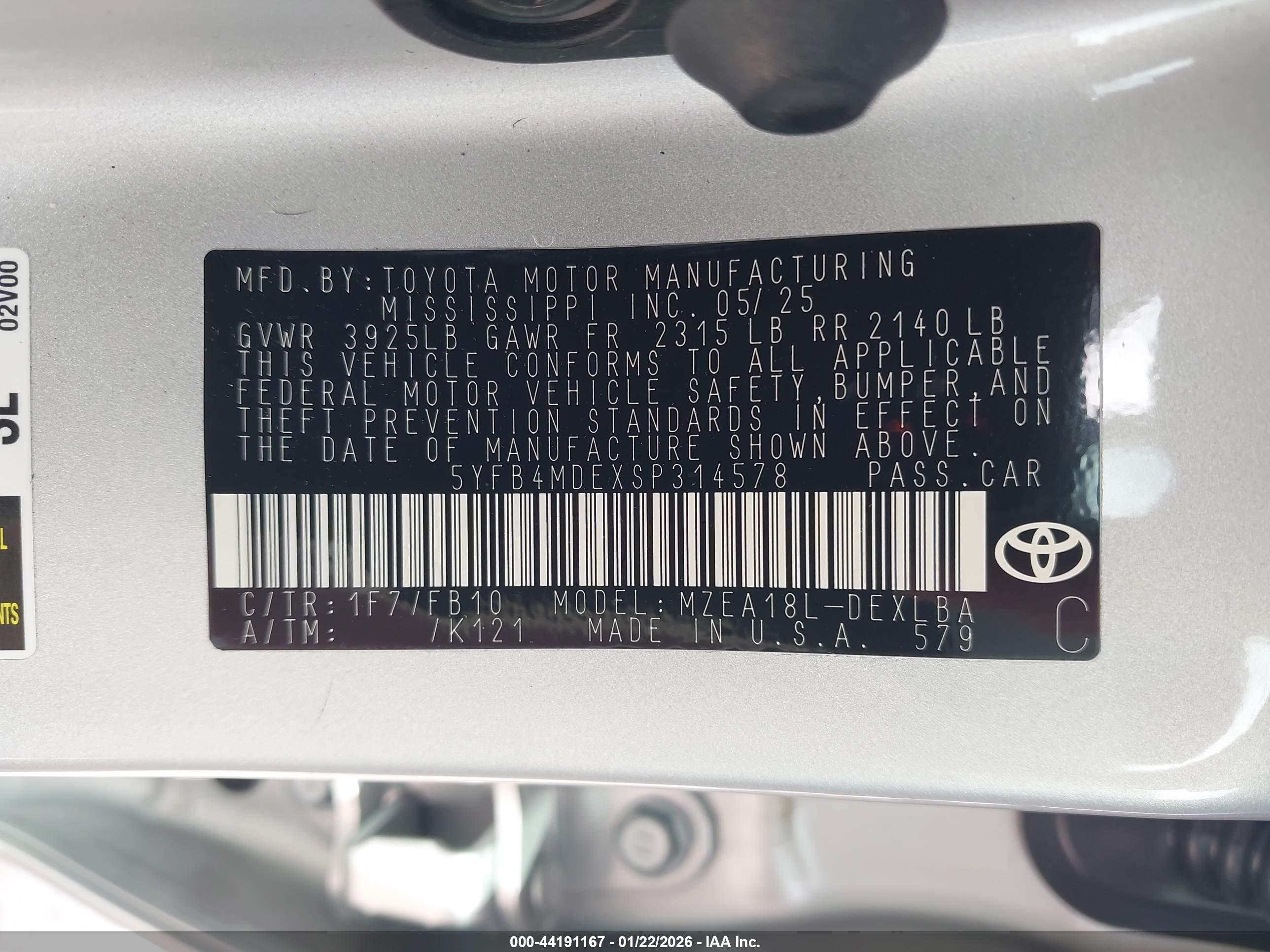 TOYOTA COROLLA image 9