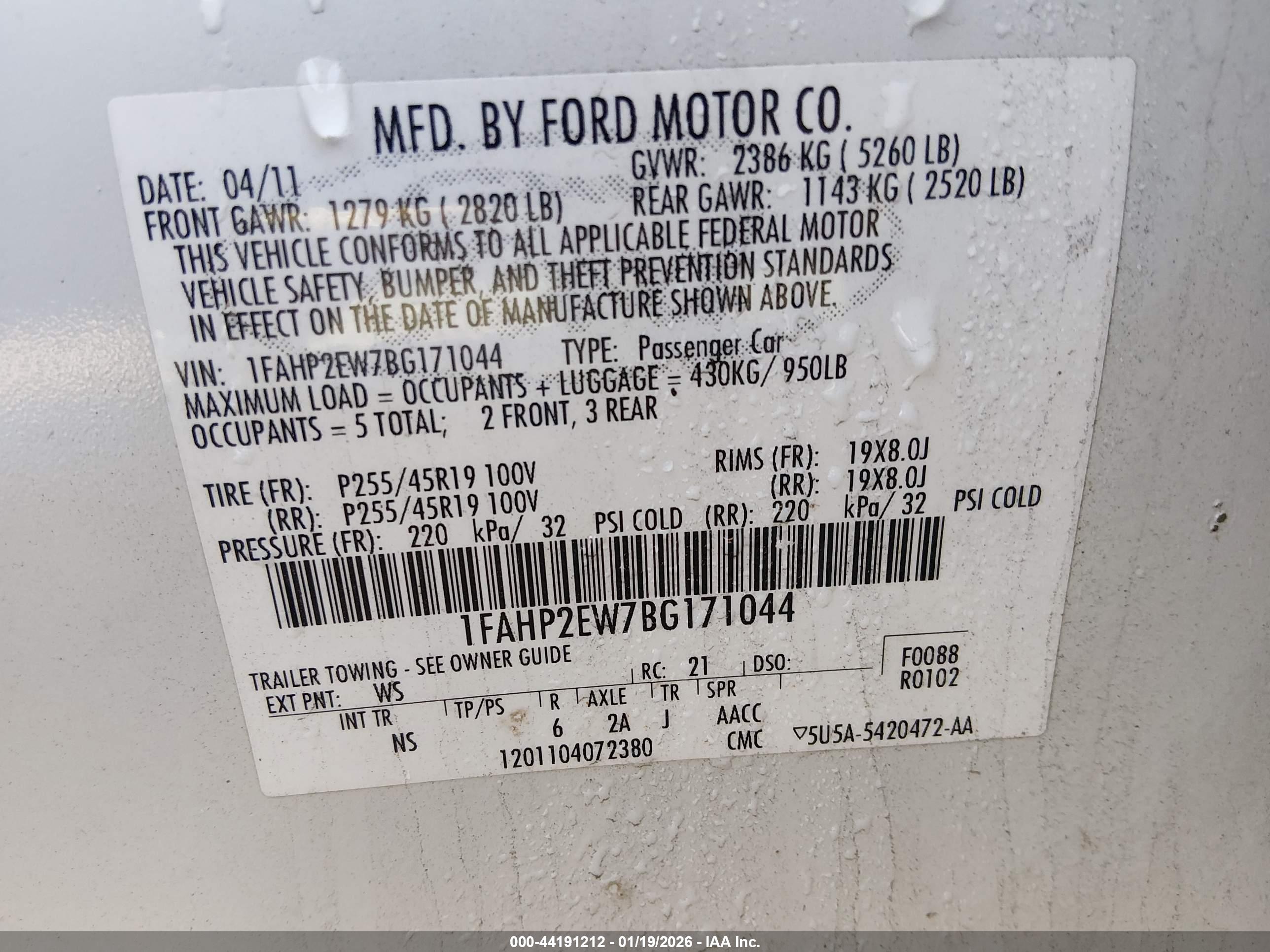 FORD TAURUS image 9