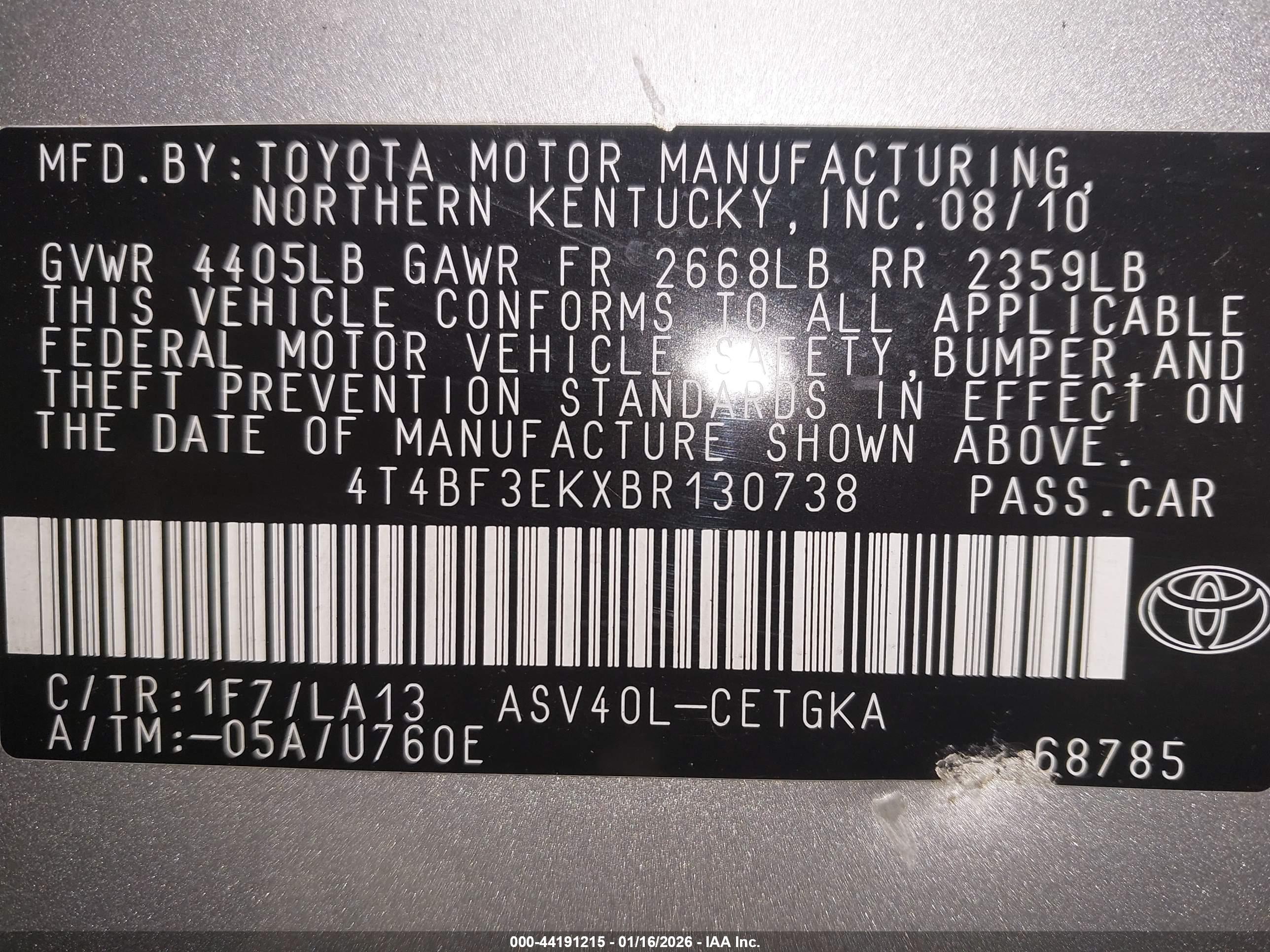 TOYOTA CAMRY image 9