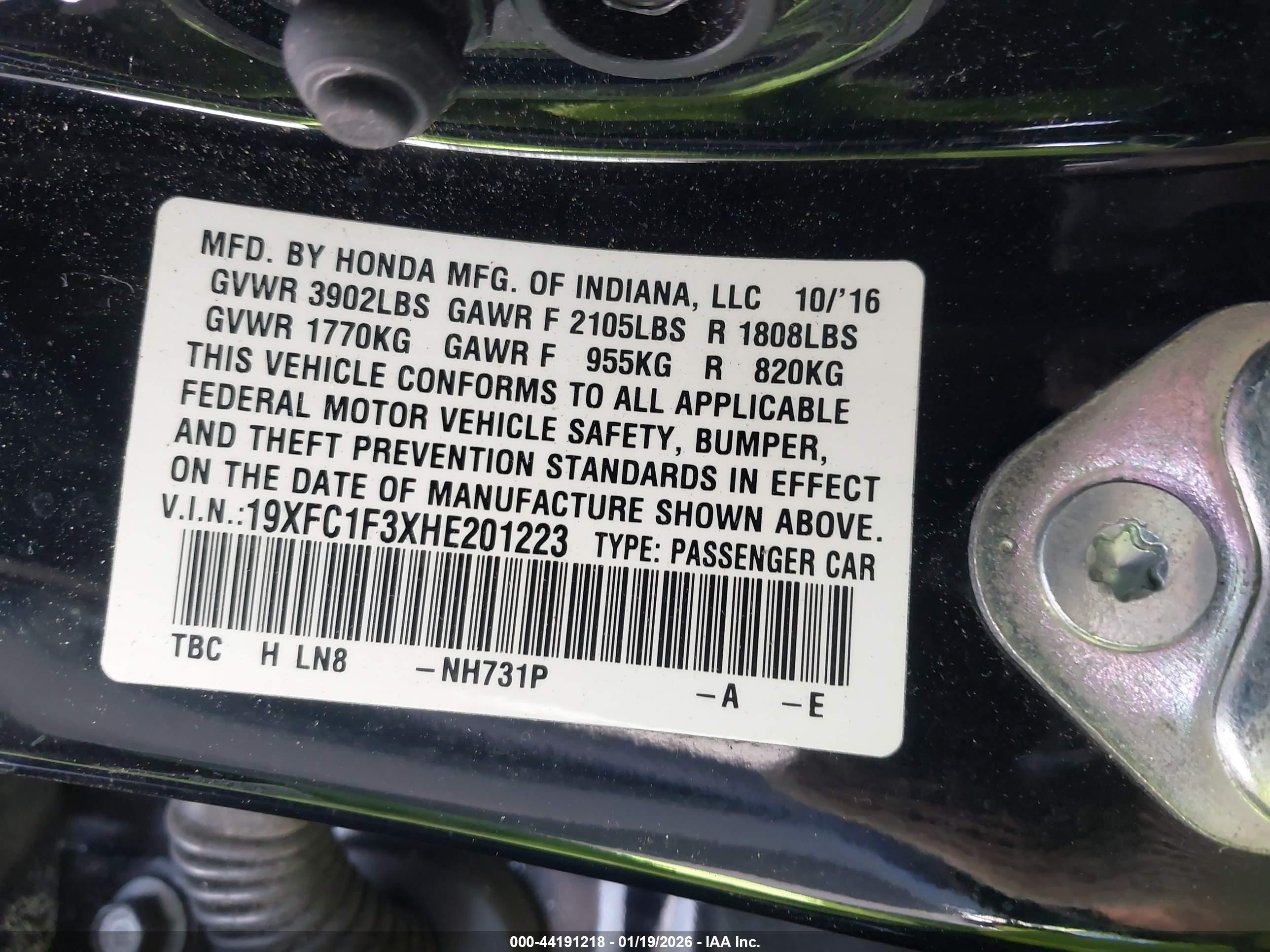 HONDA CIVIC image 9