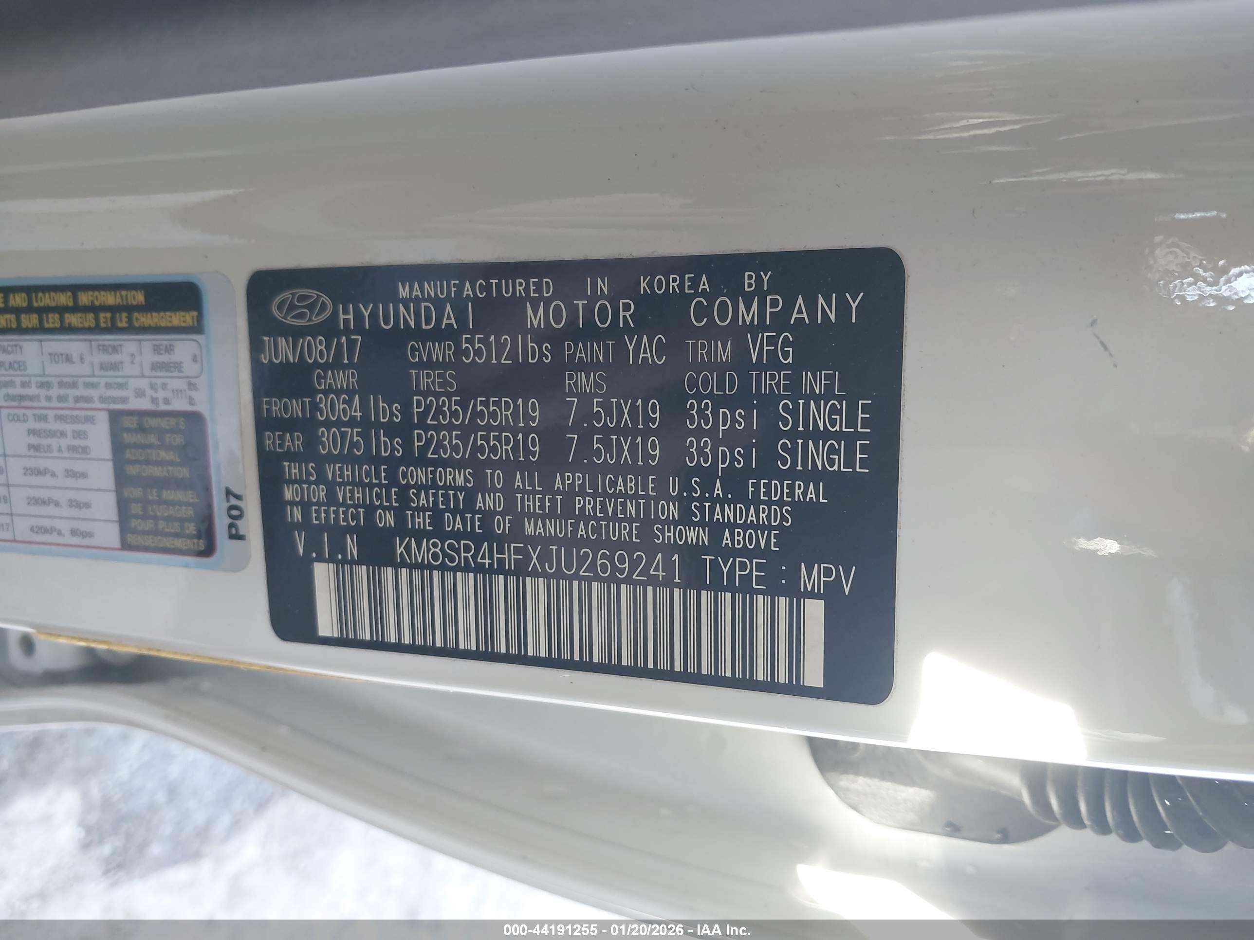 HYUNDAI SANTA image 9