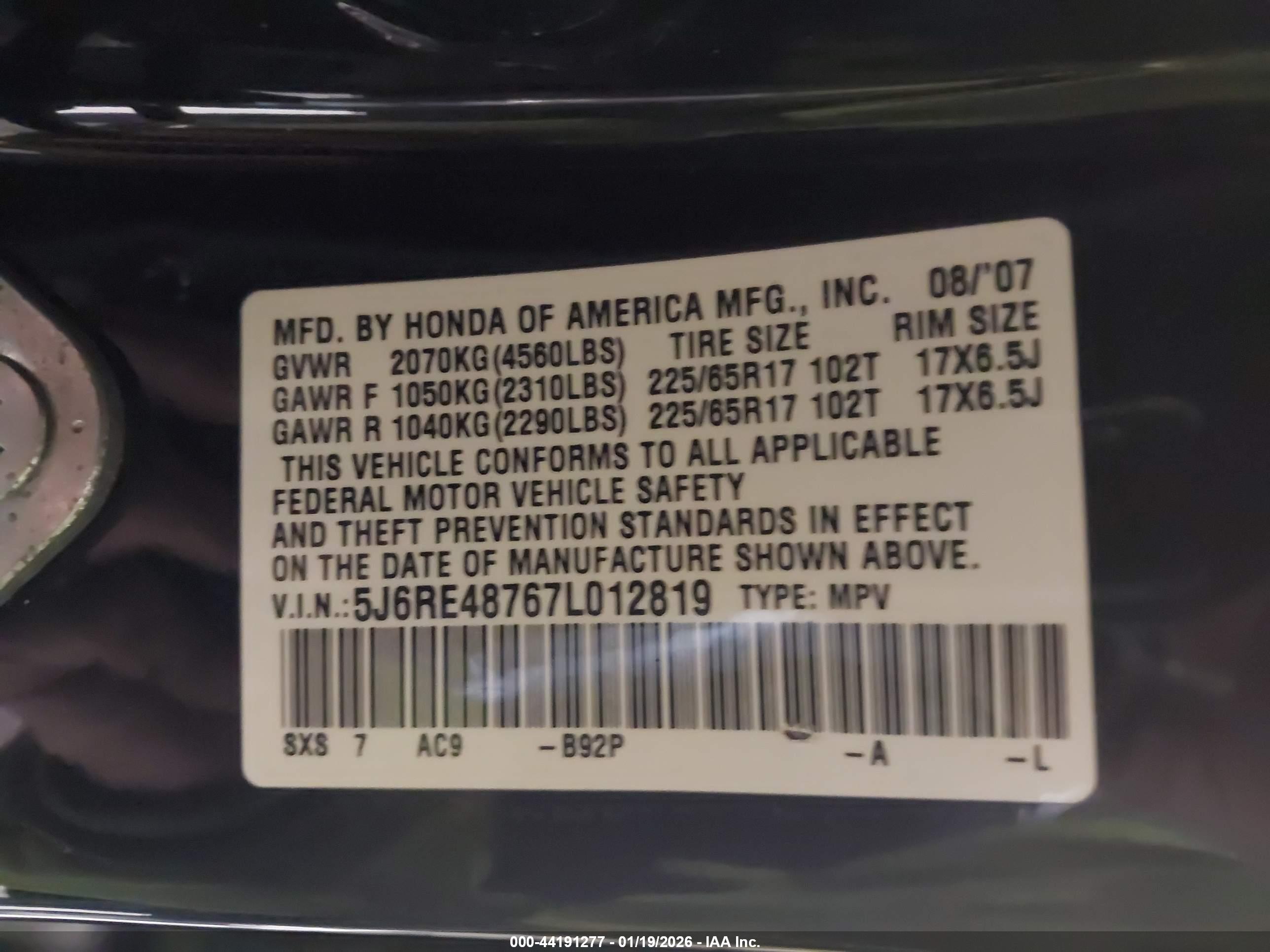 HONDA CR-V image 9