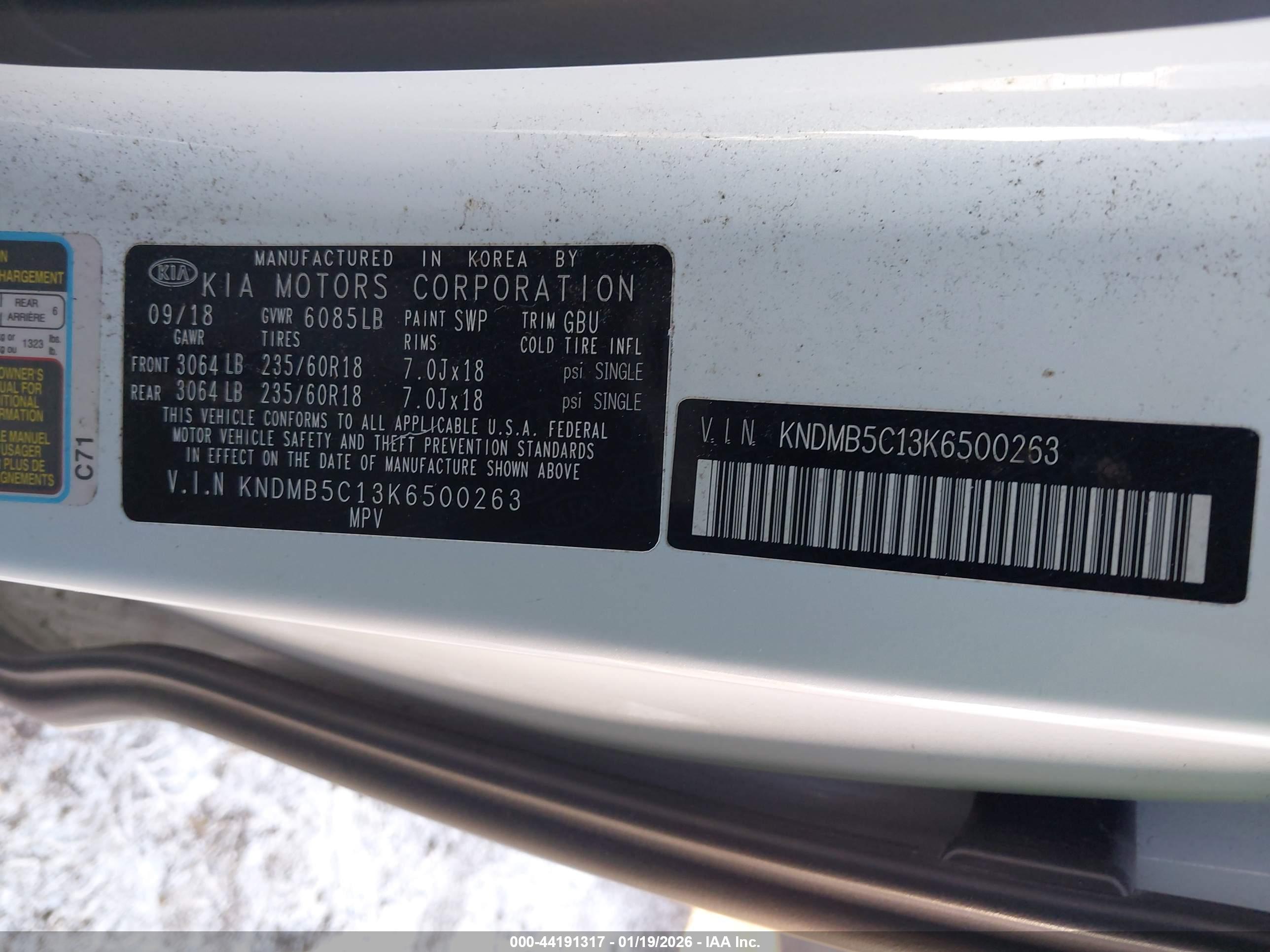 KIA SEDONA image 9