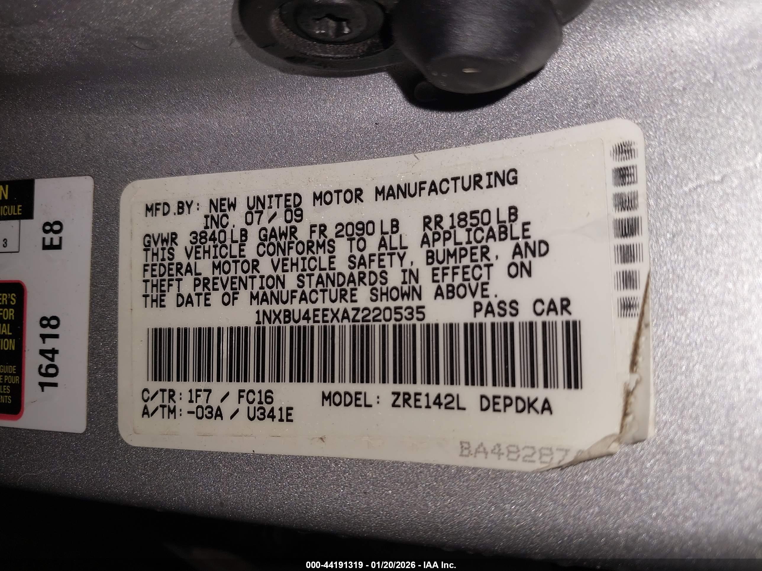 TOYOTA COROLLA image 9