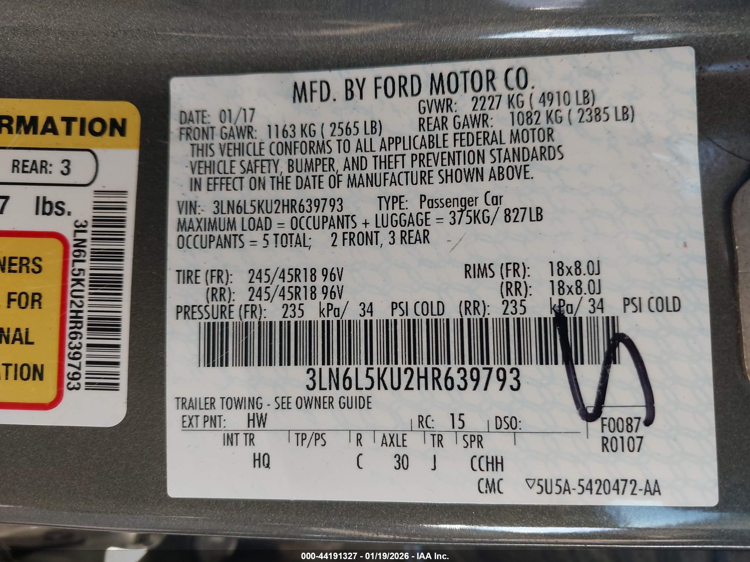 LINCOLN MKZ image 9