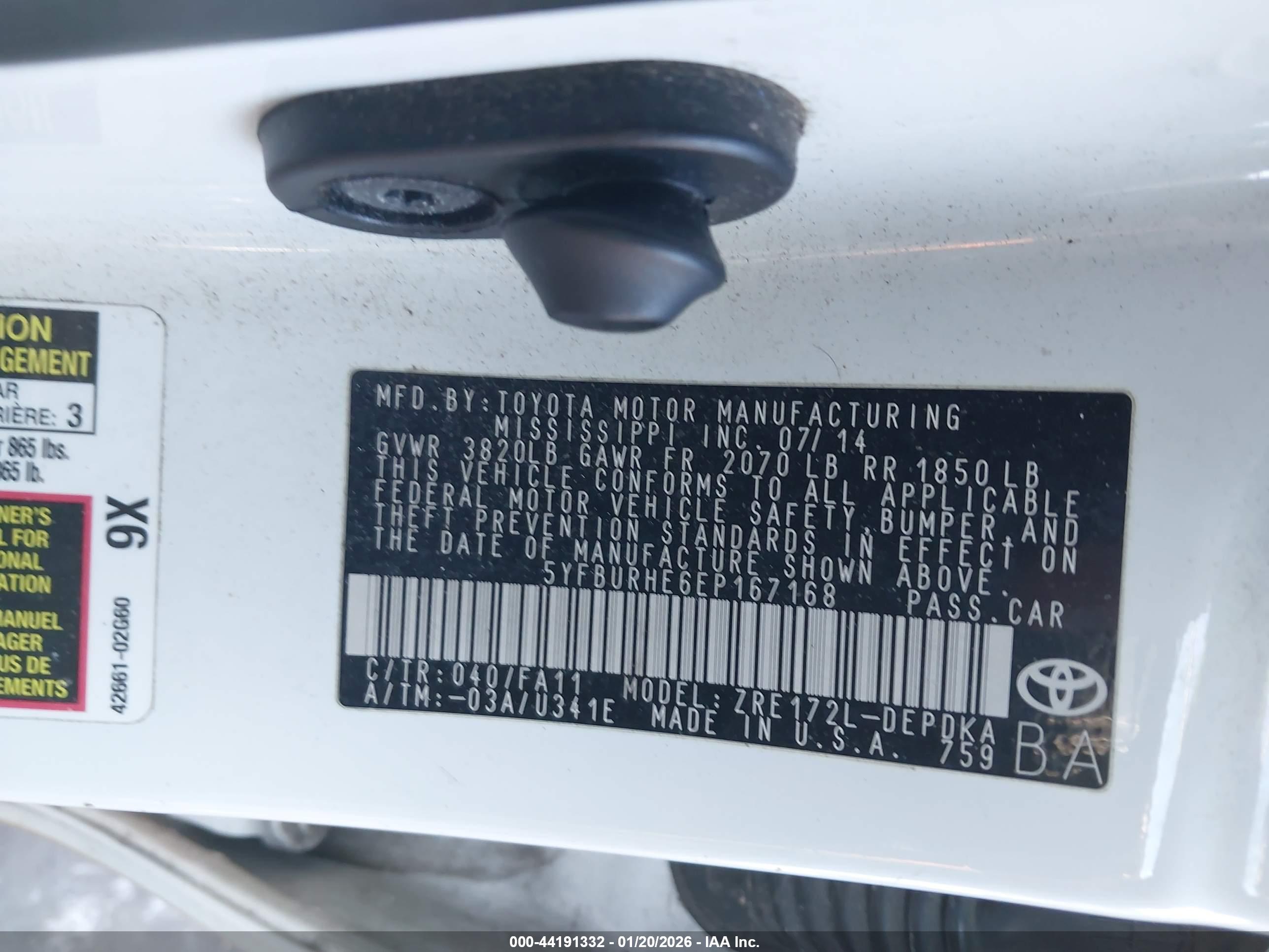 TOYOTA COROLLA image 9