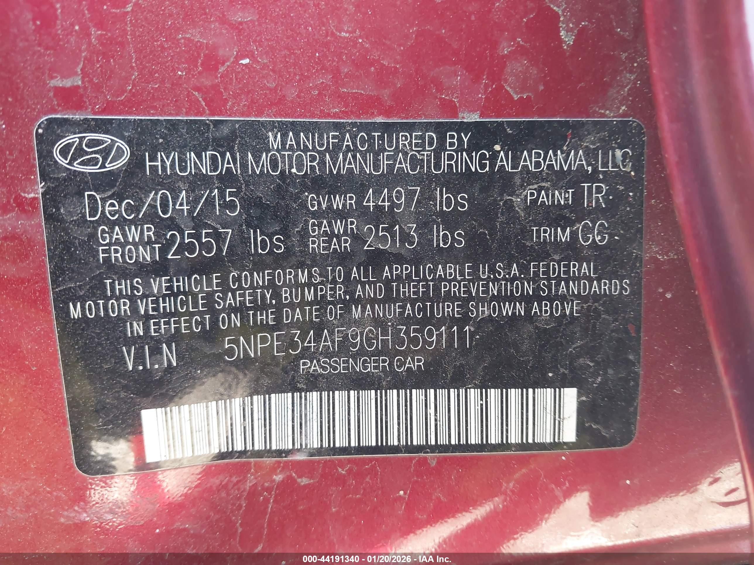 HYUNDAI SONATA image 9