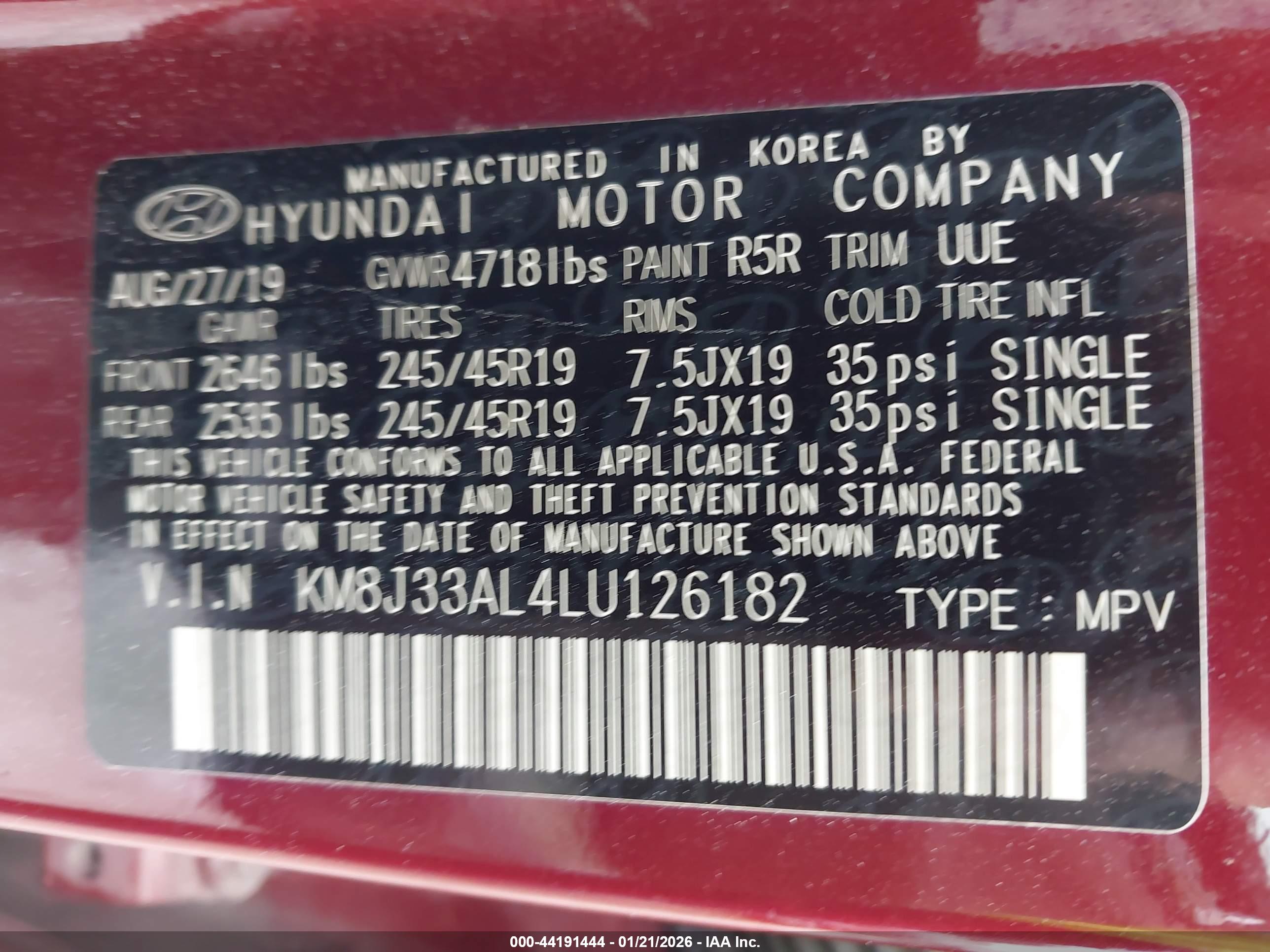 HYUNDAI TUCSON image 9