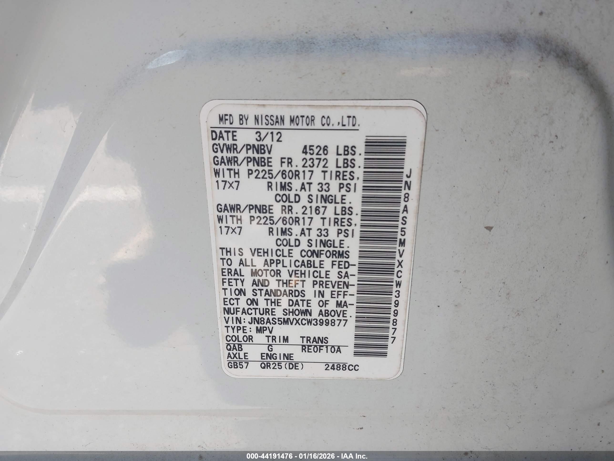 NISSAN ROGUE image 9