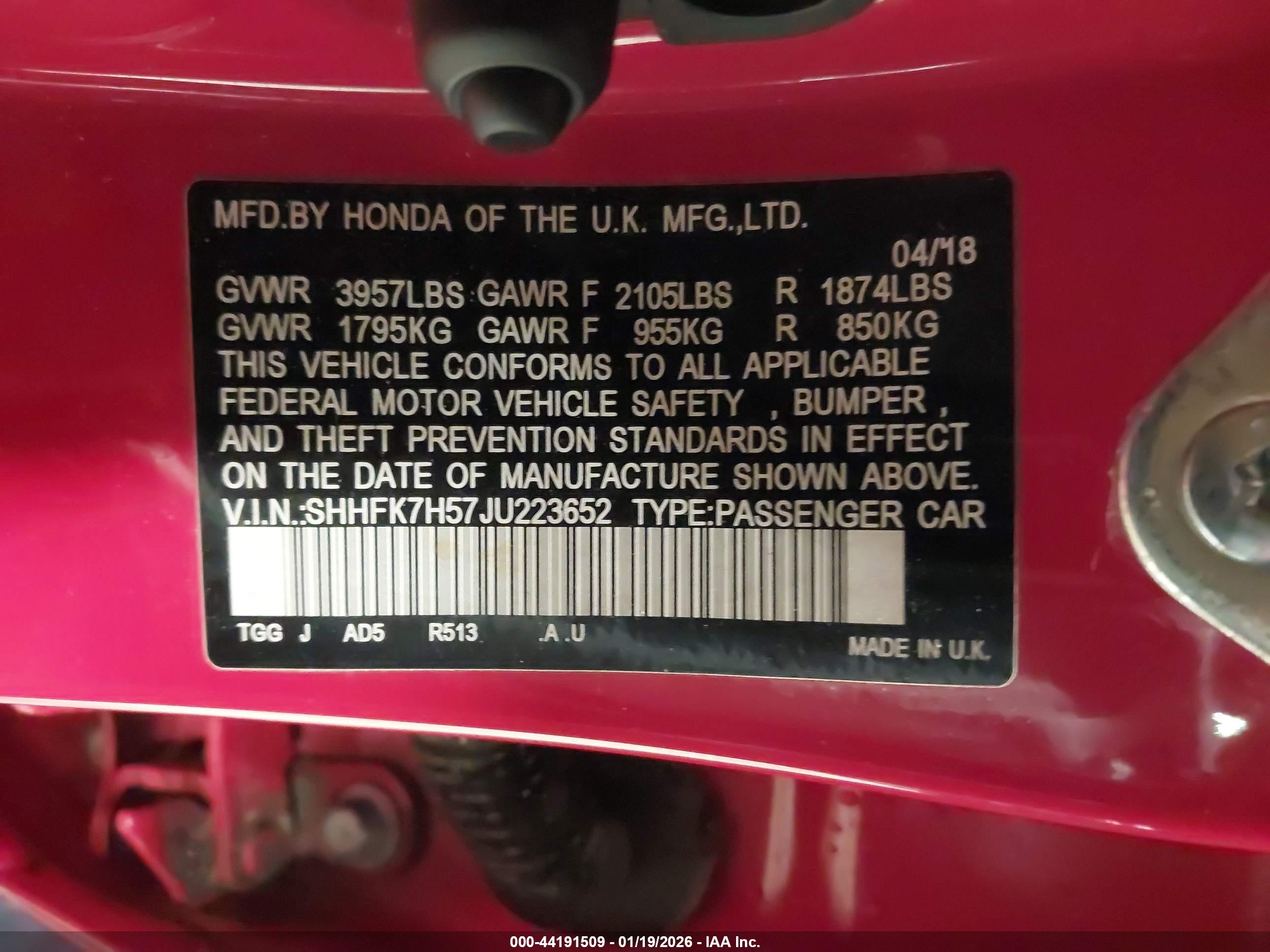 HONDA CIVIC image 9