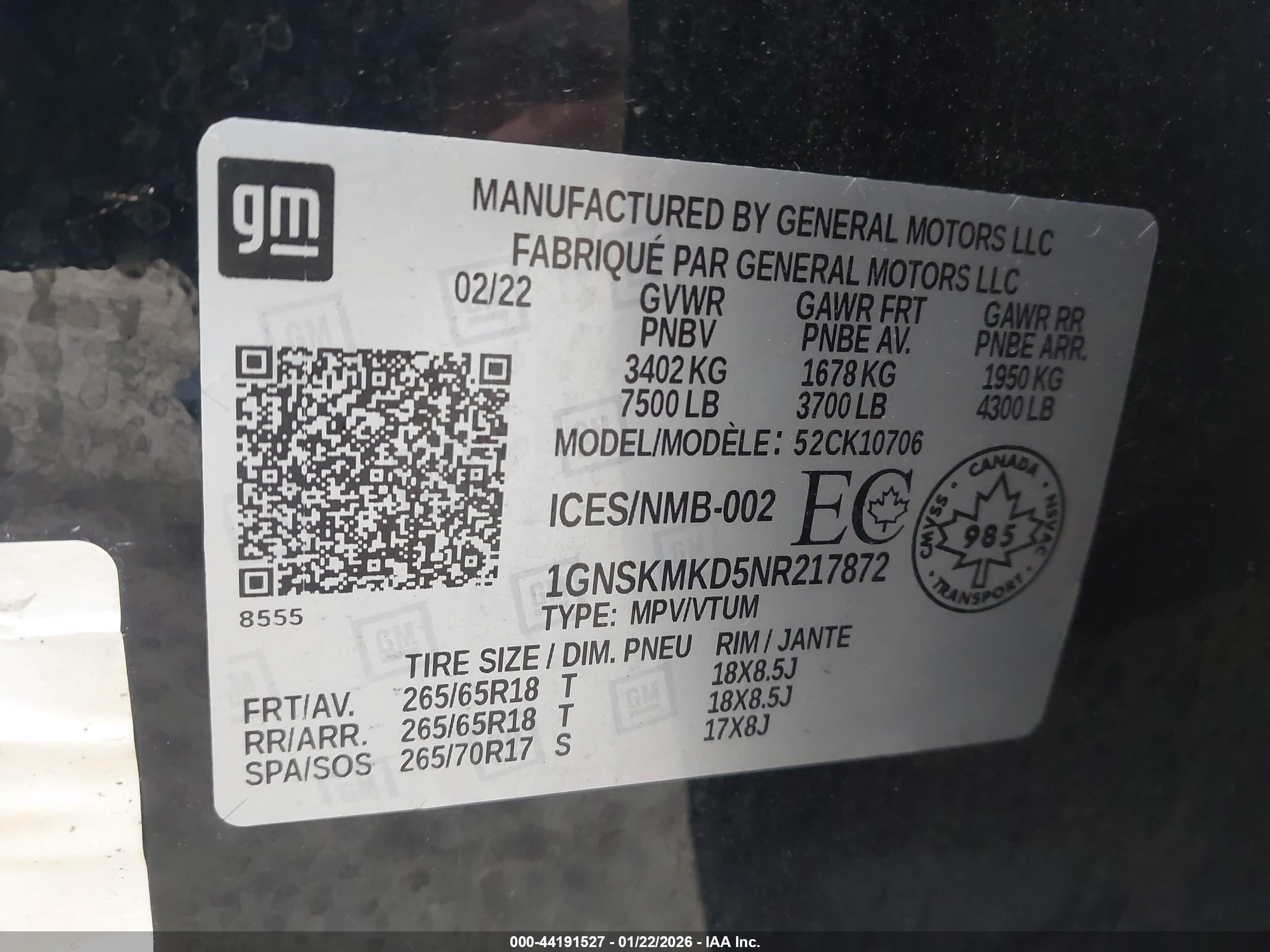 CHEVROLET TAHOE image 9