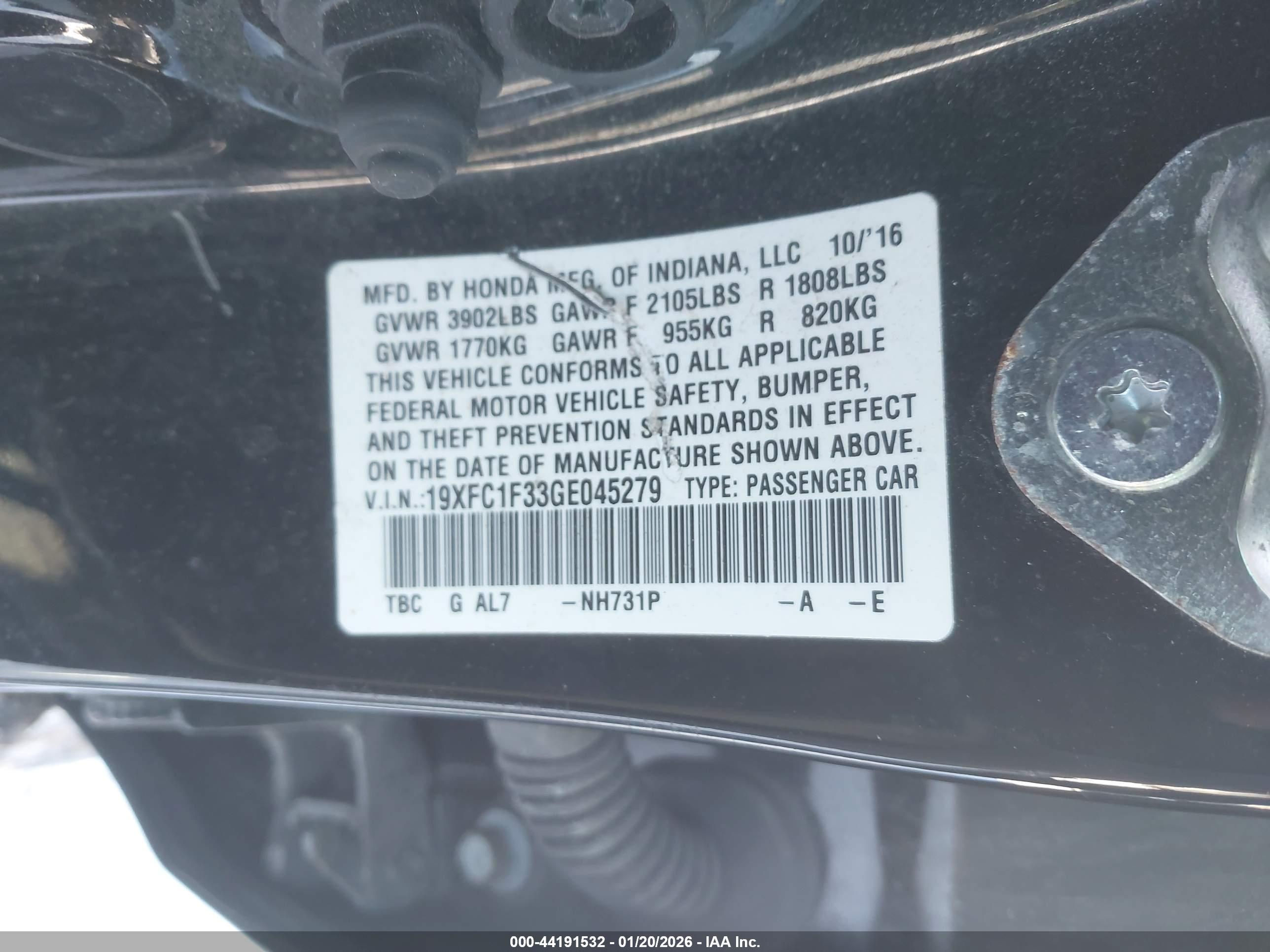 HONDA CIVIC image 9