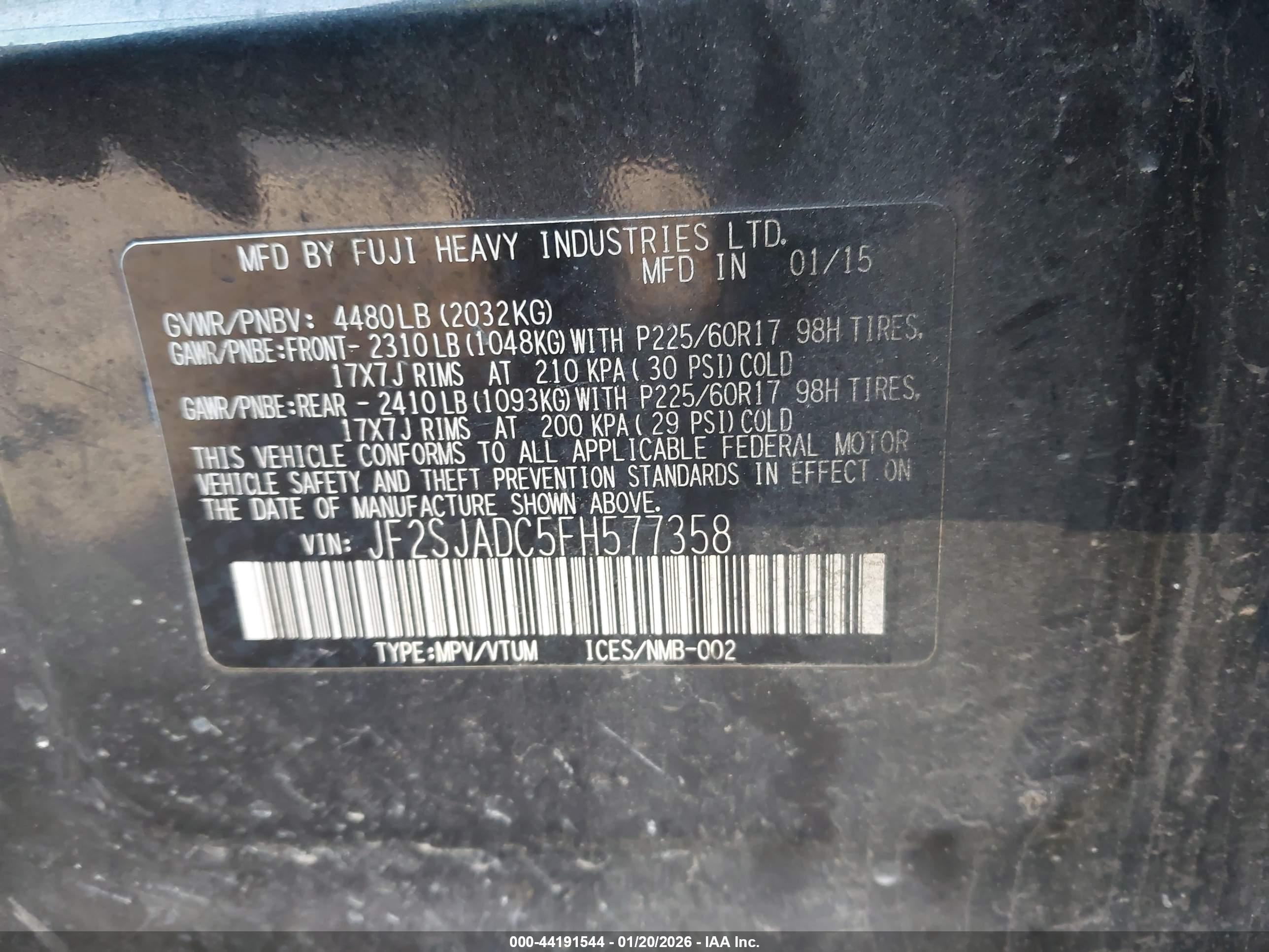 SUBARU FORESTER image 9