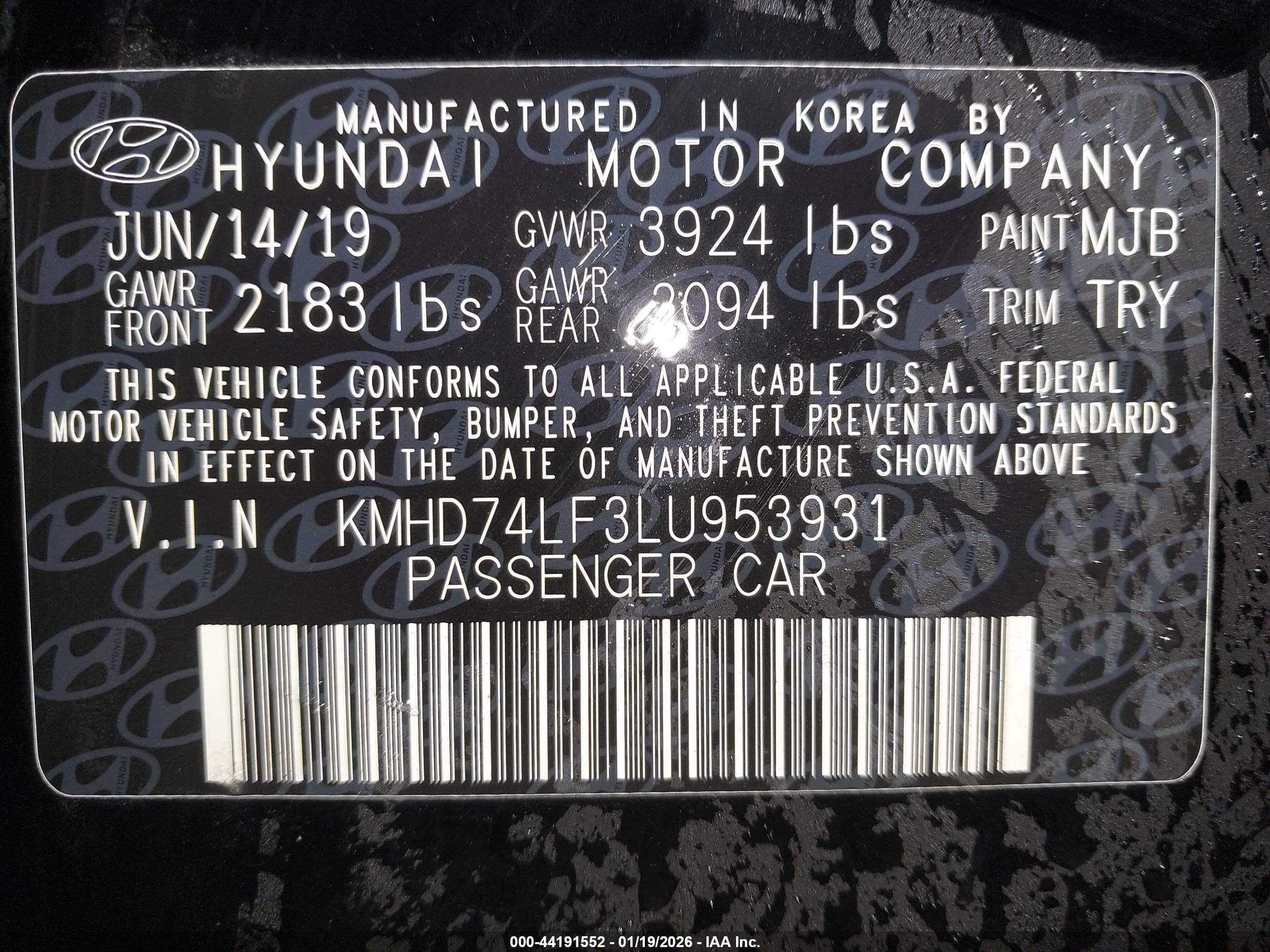 HYUNDAI ELANTRA image 9