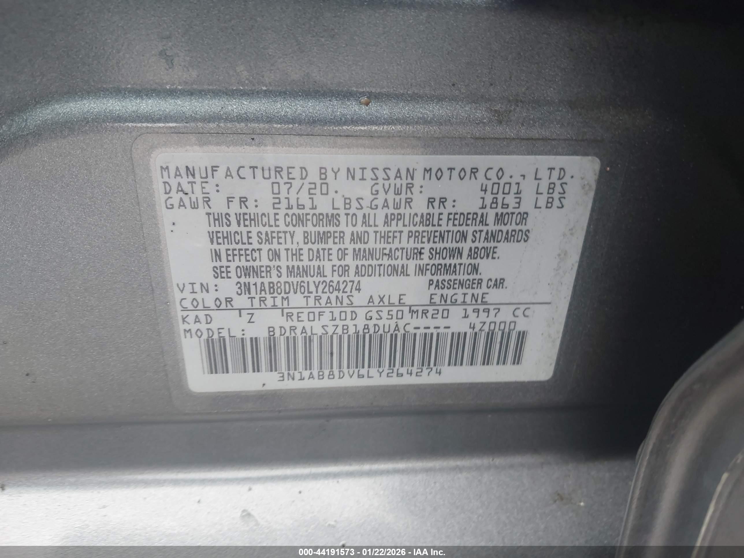 NISSAN SENTRA image 9