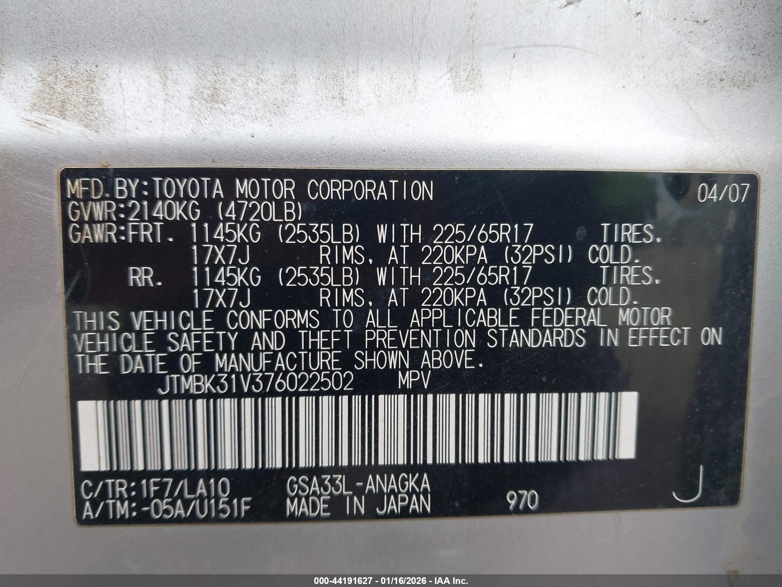 TOYOTA RAV4 image 9