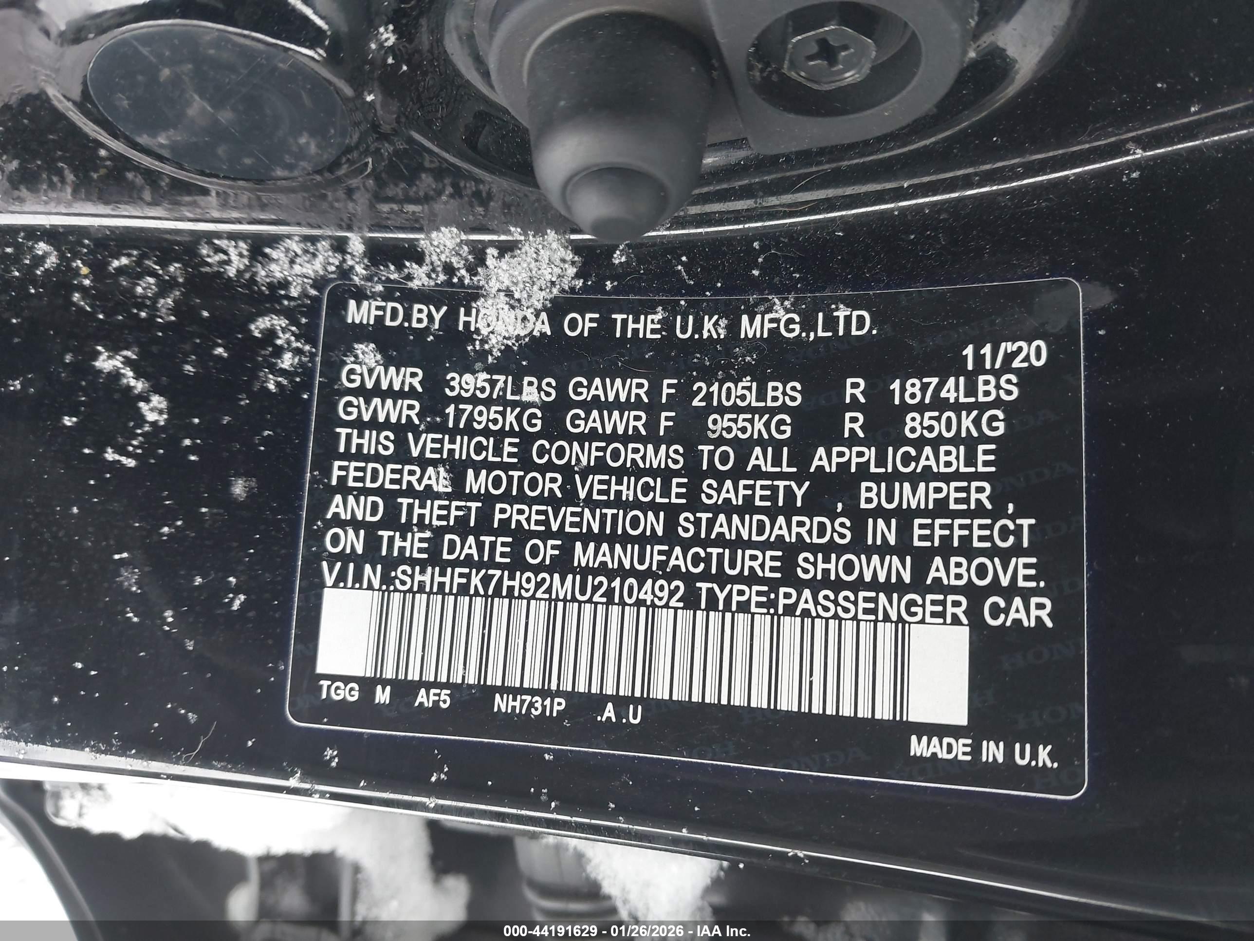 HONDA CIVIC image 9