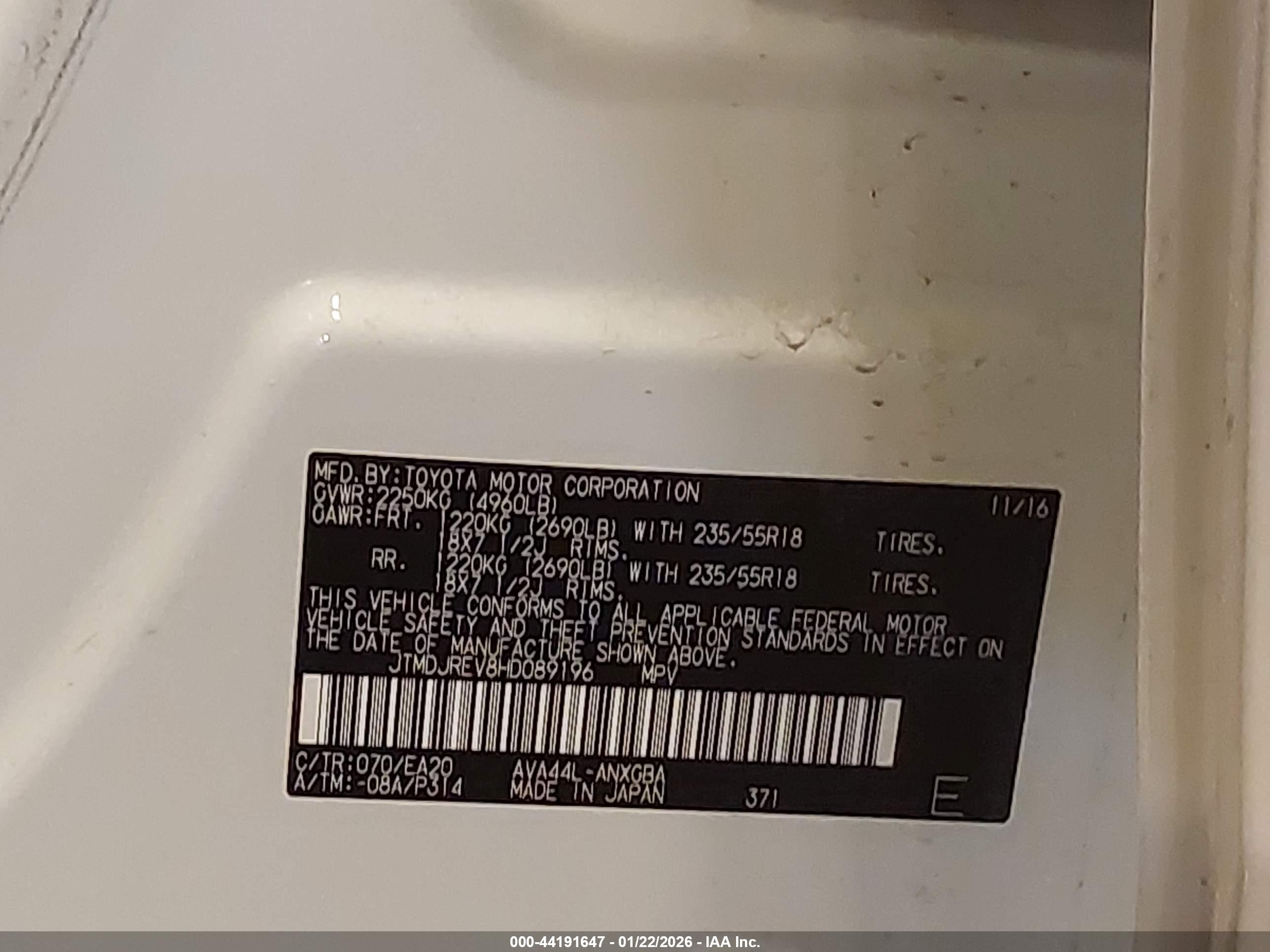 TOYOTA RAV4 image 9