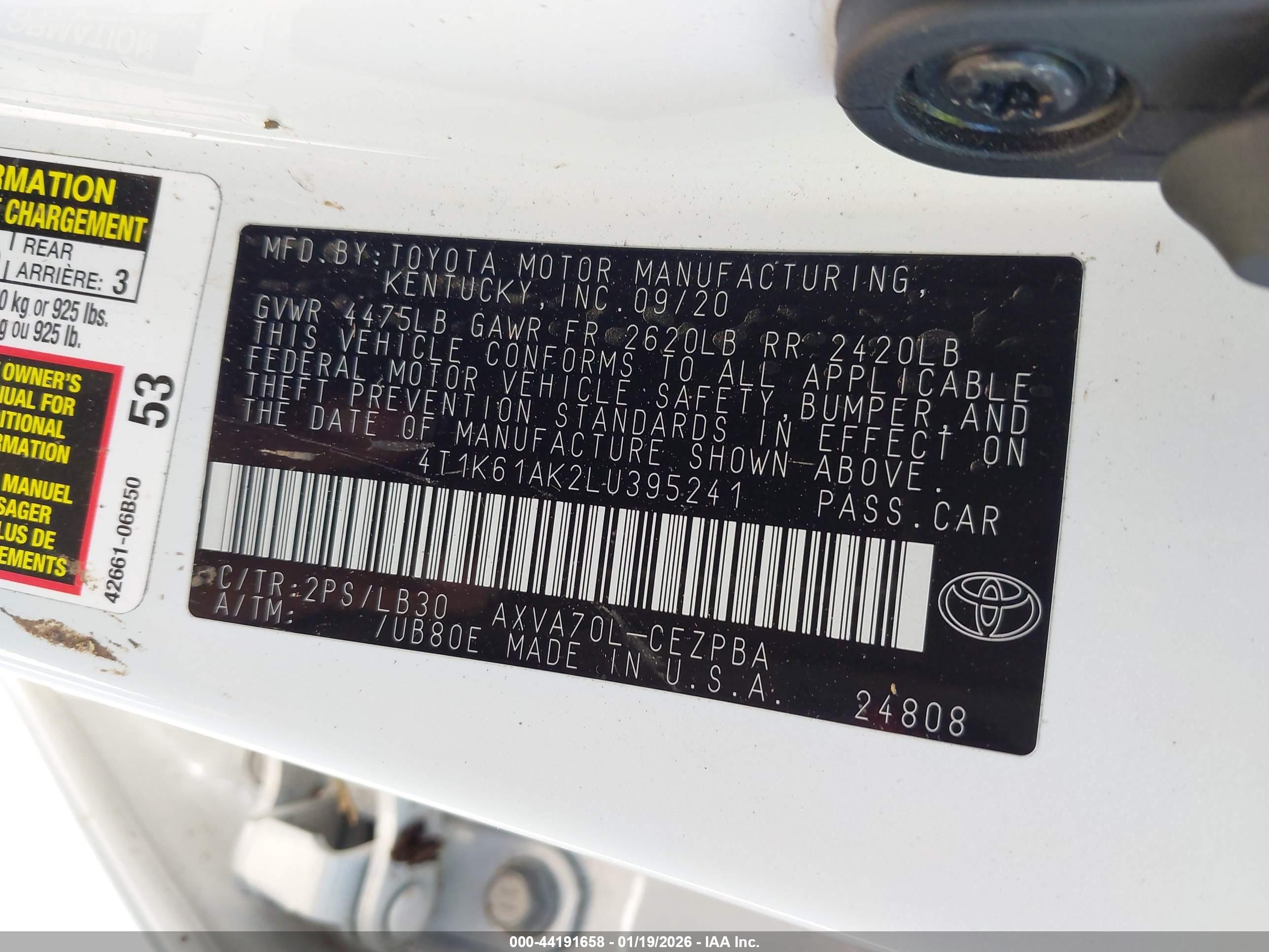 TOYOTA CAMRY image 9