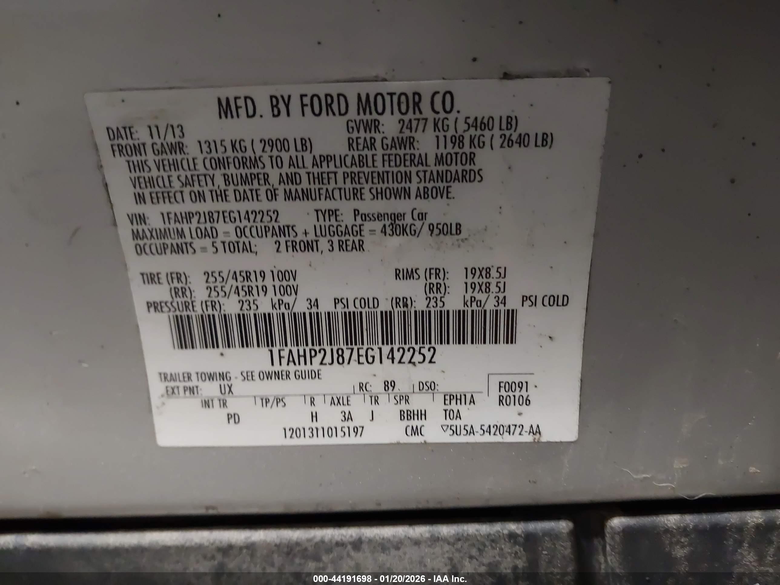 FORD TAURUS image 9