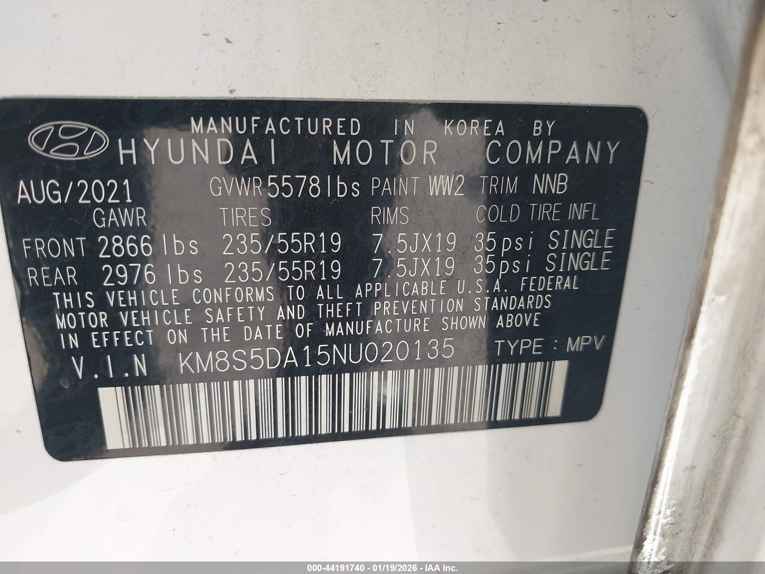 HYUNDAI SANTA image 9