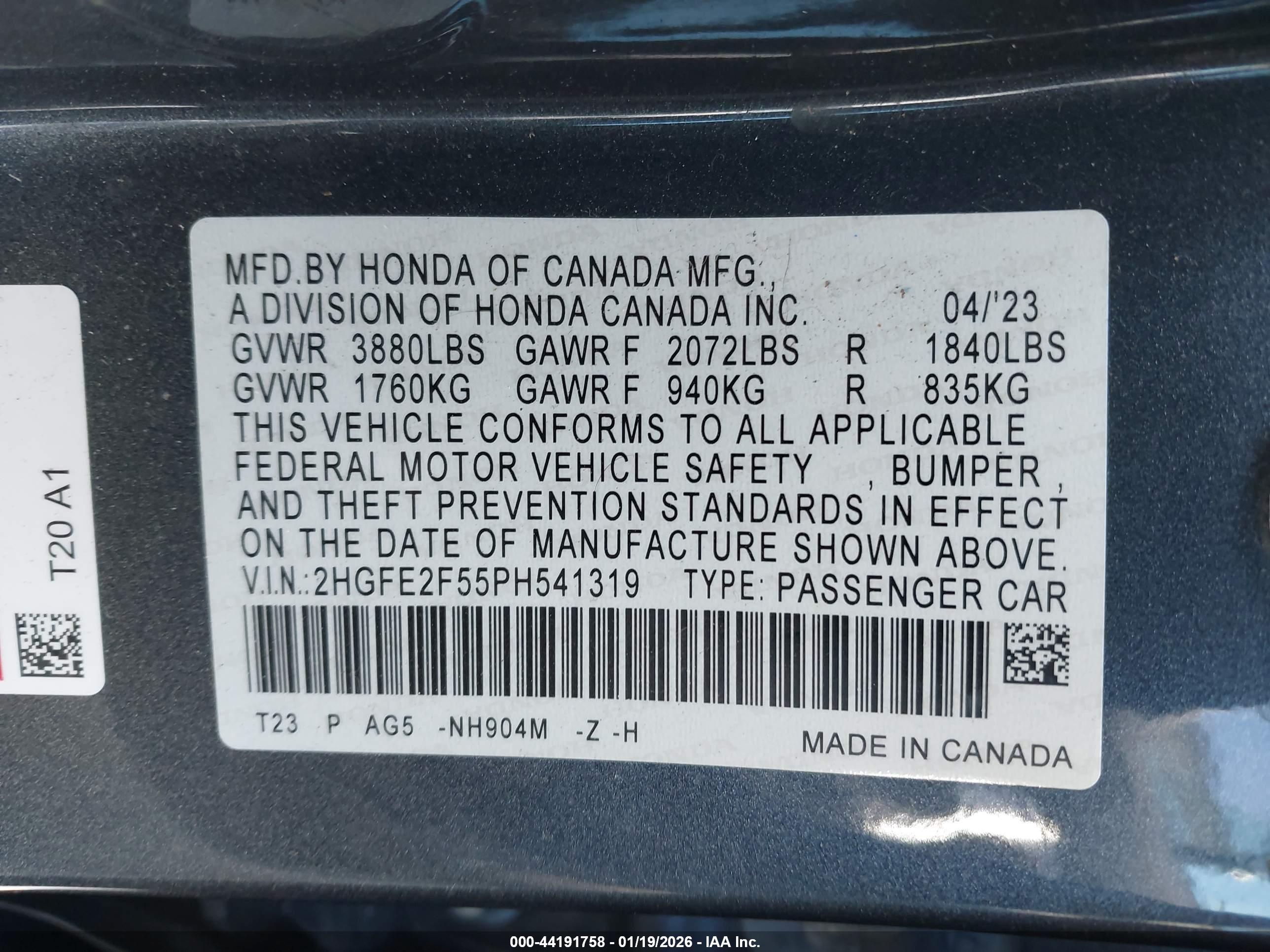 HONDA CIVIC image 9