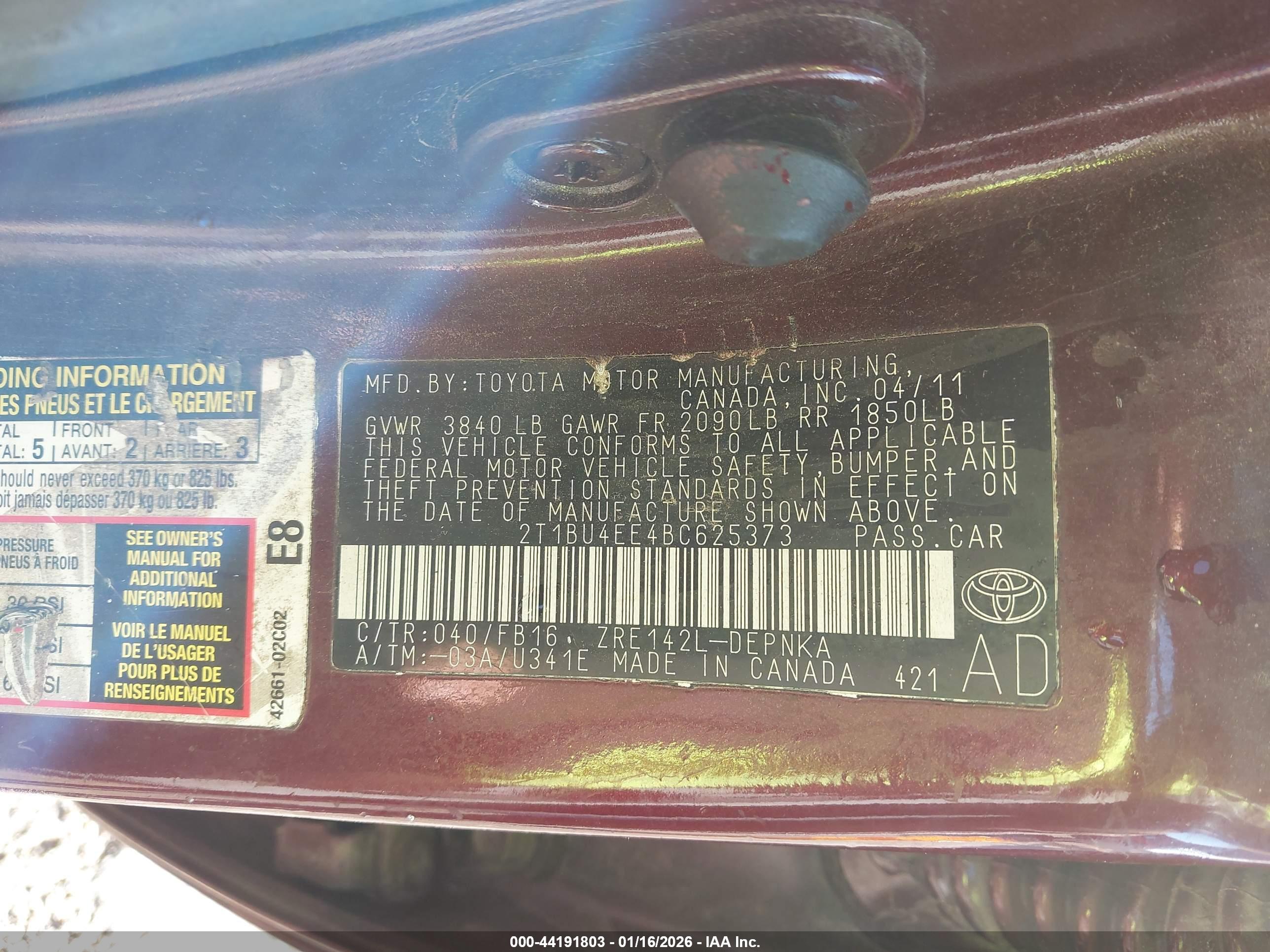 TOYOTA COROLLA image 9