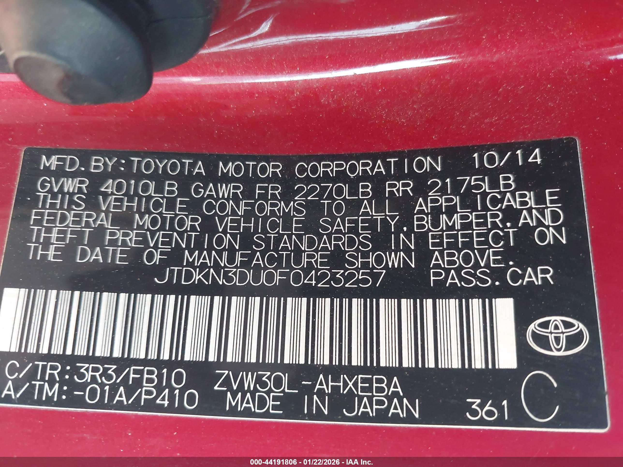TOYOTA PRIUS image 9
