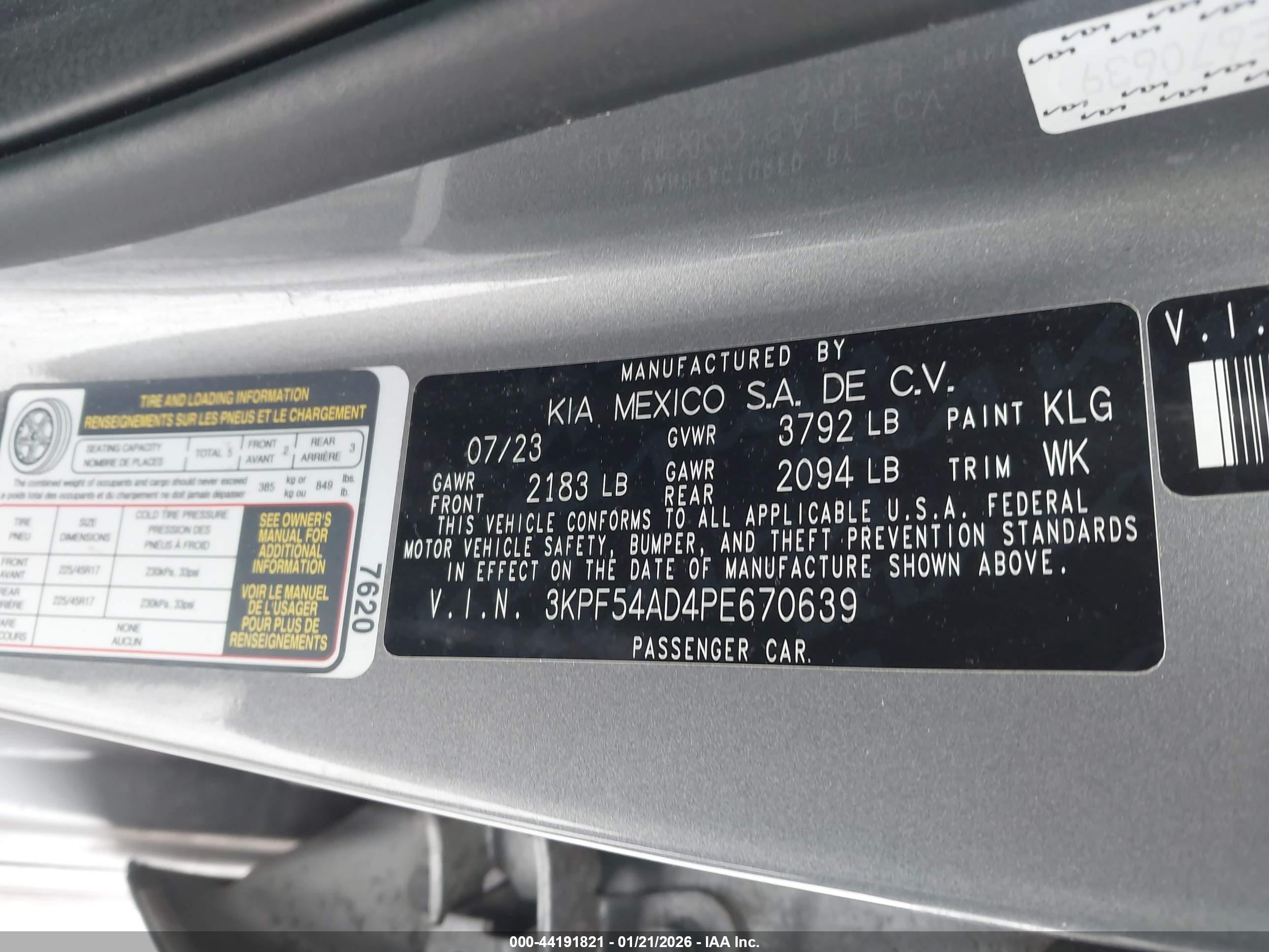KIA FORTE image 9