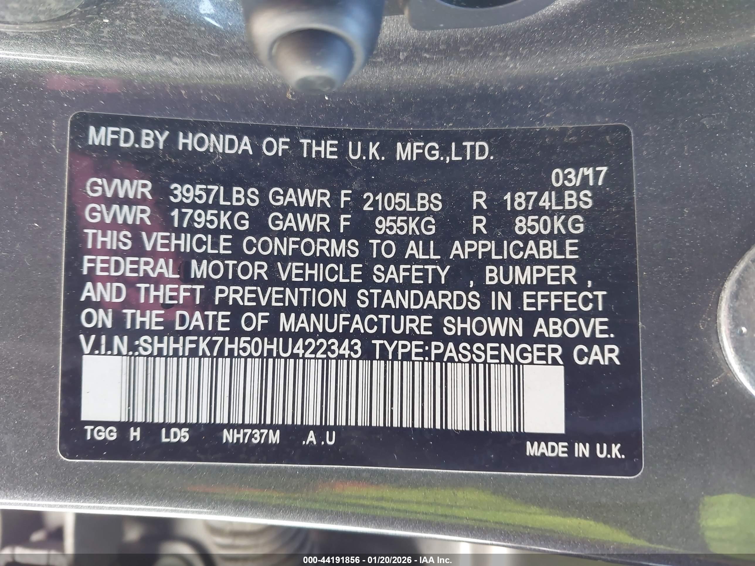 HONDA CIVIC image 9