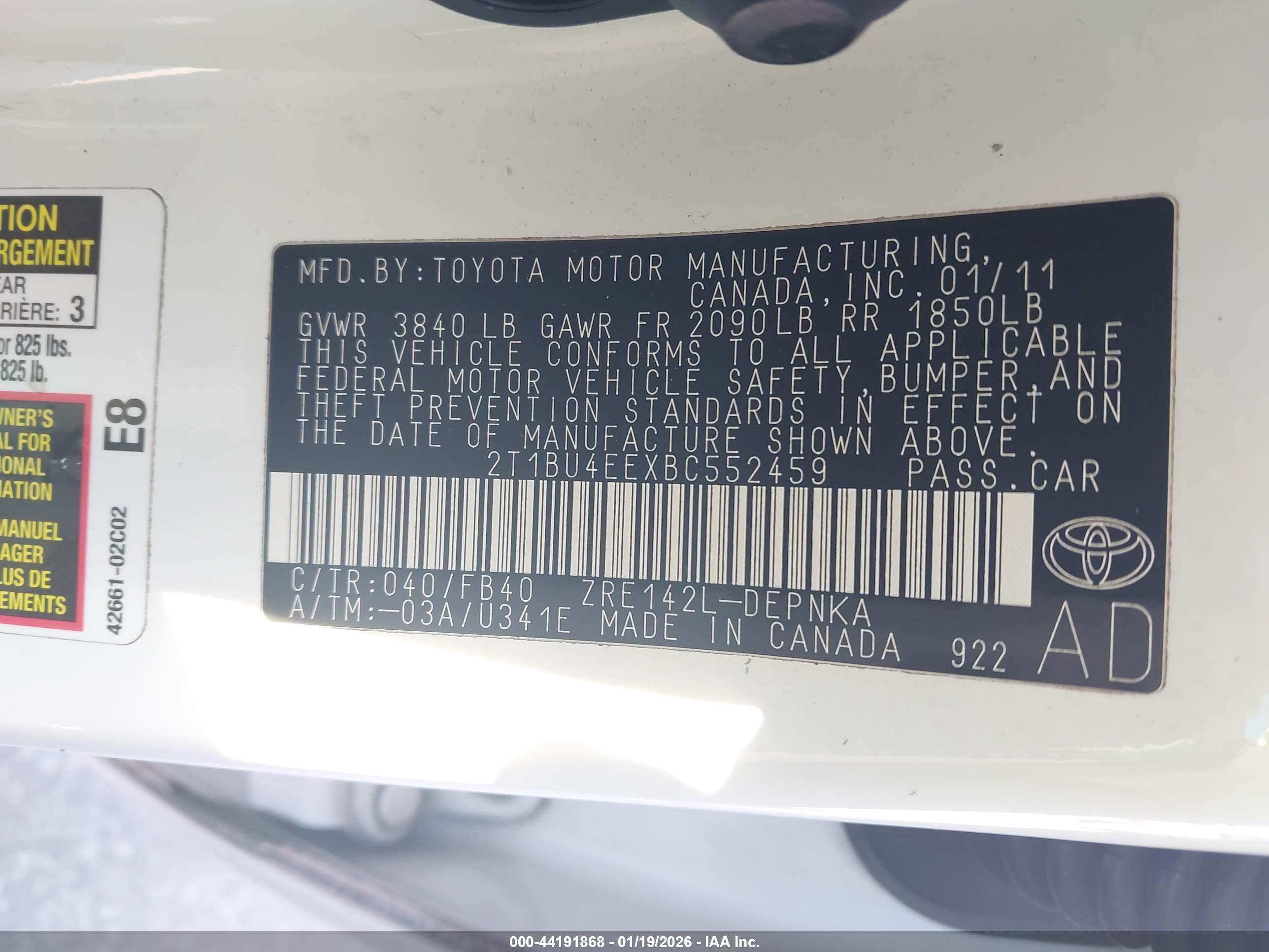 TOYOTA COROLLA image 9