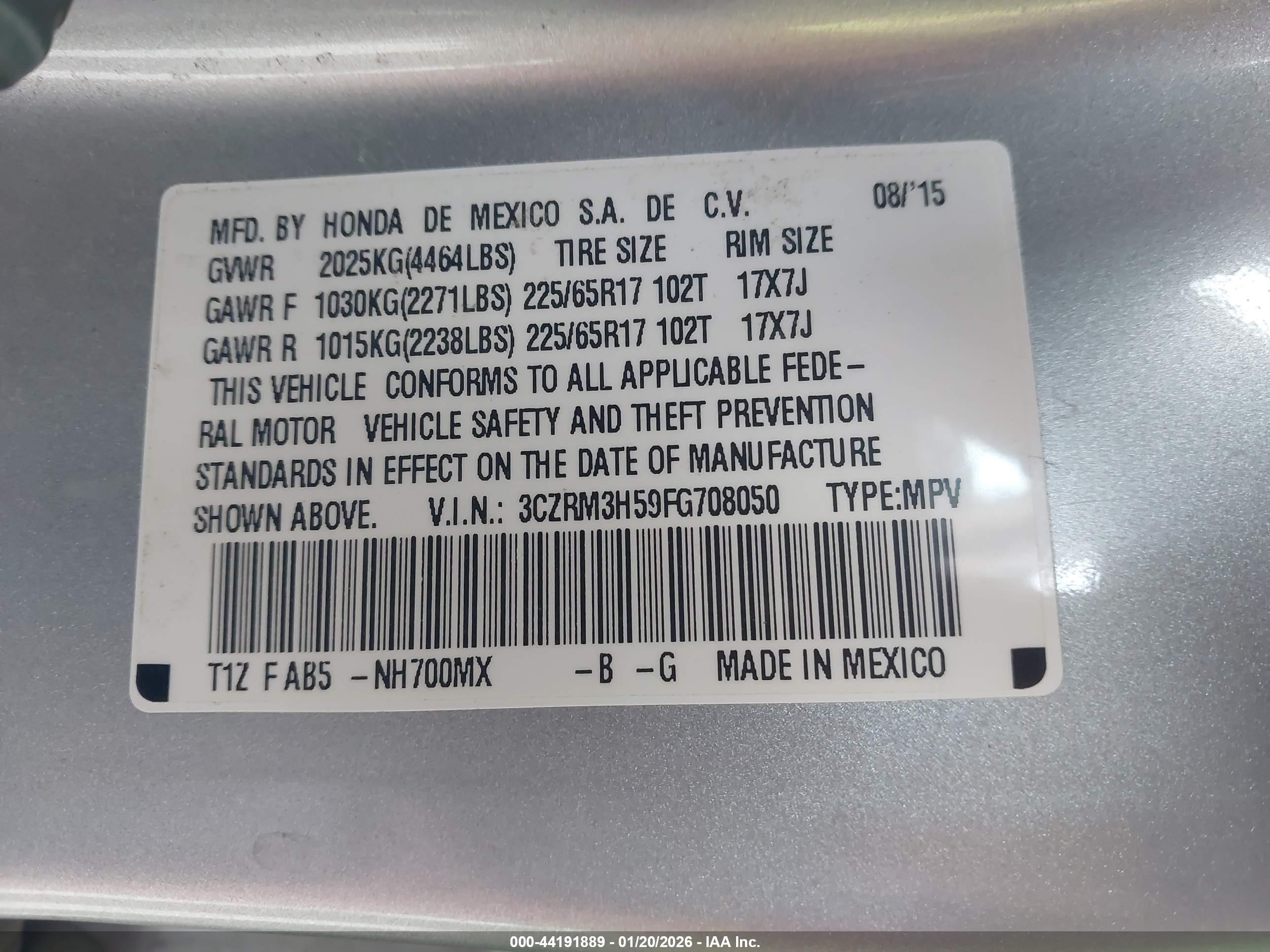 HONDA CR-V image 9