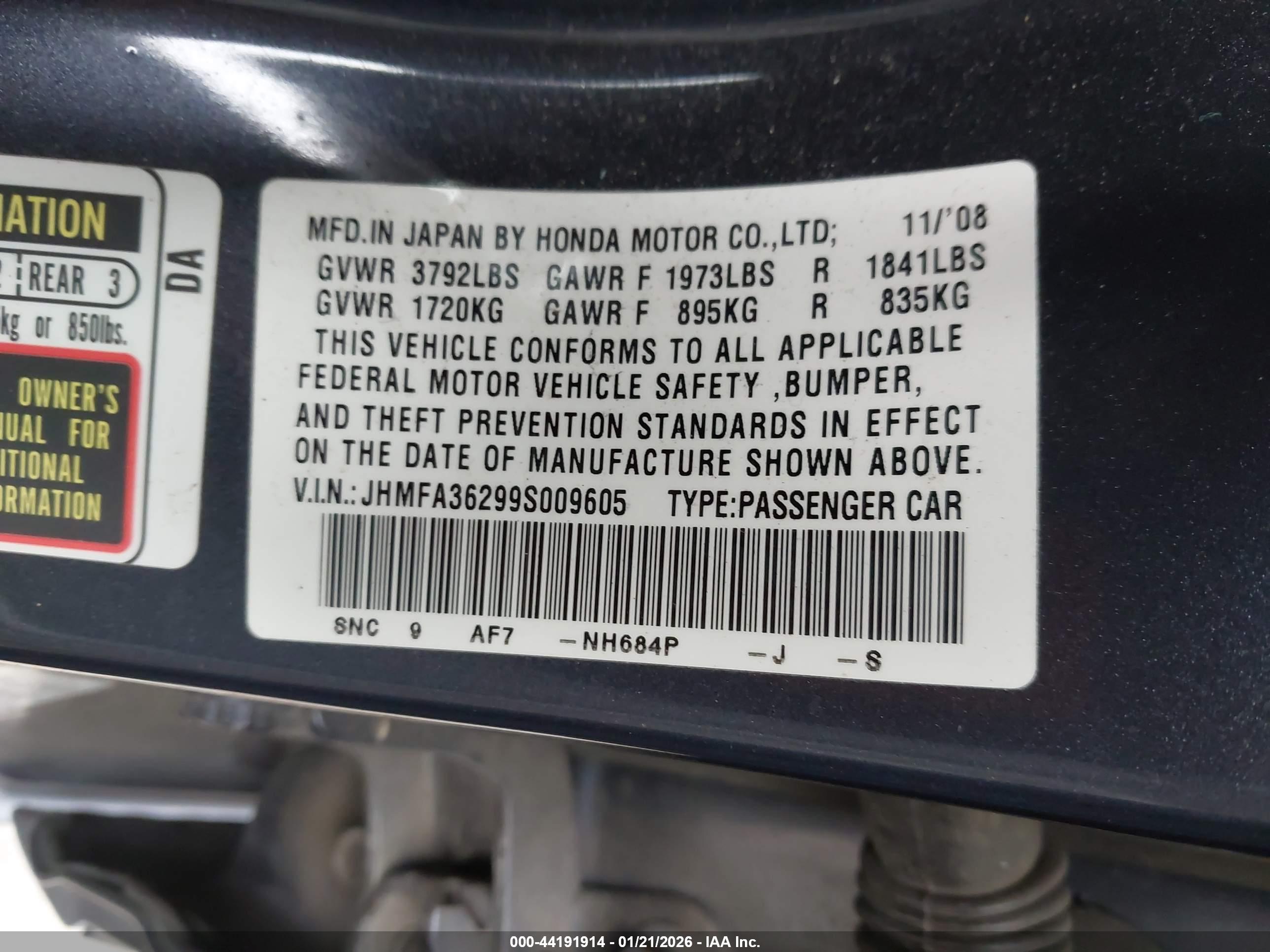 HONDA CIVIC image 9