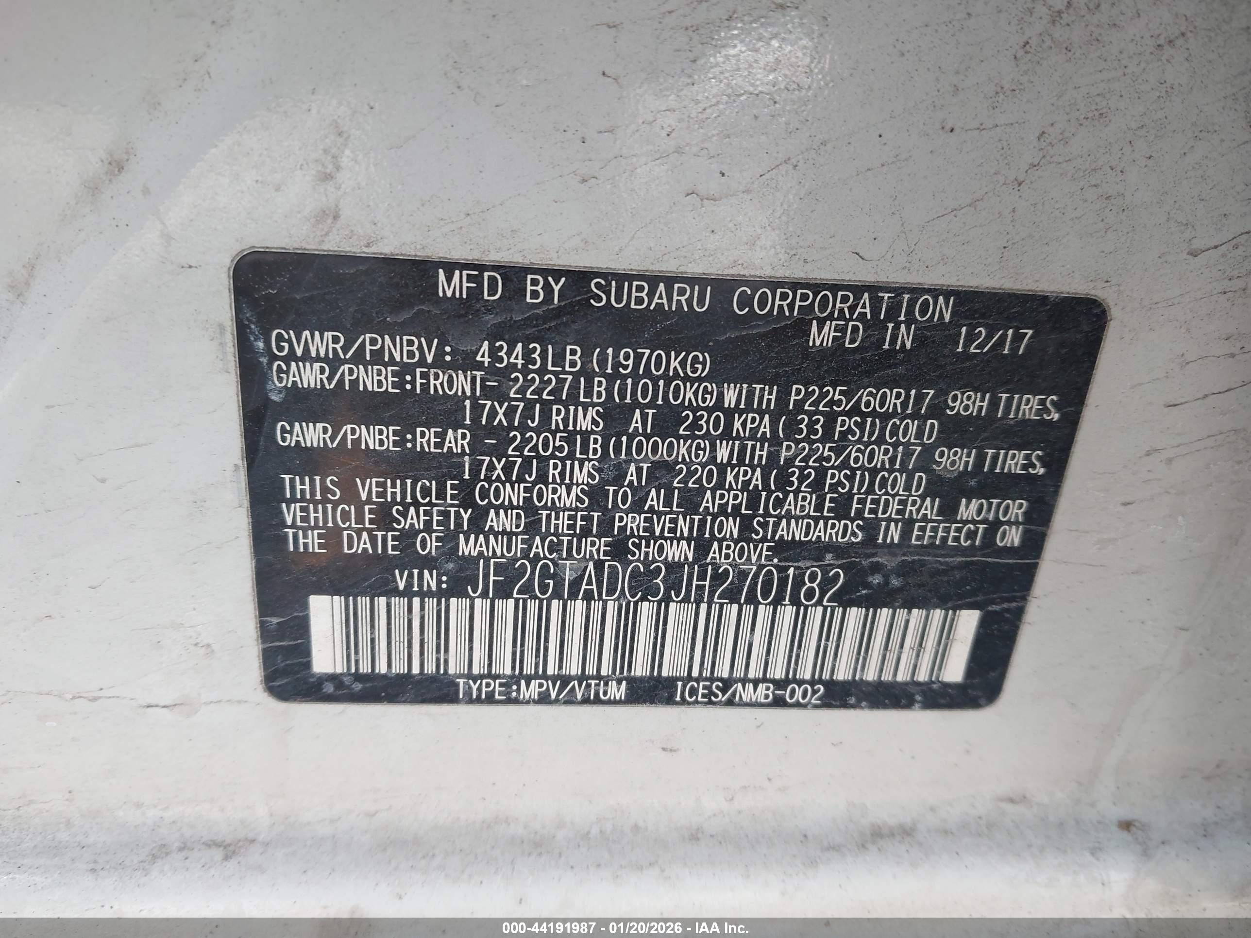 SUBARU CROSSTREK image 9