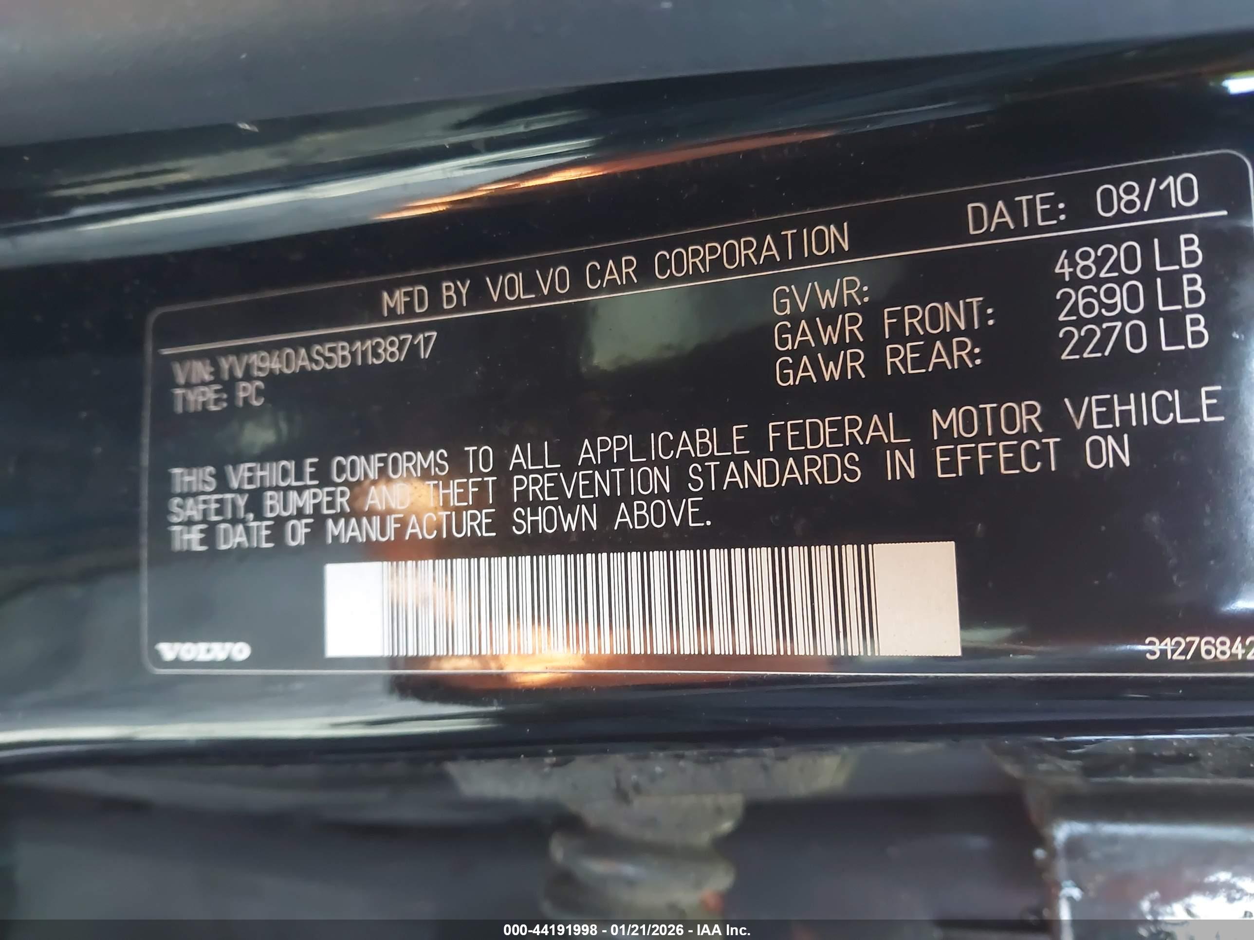 VOLVO S80 image 9