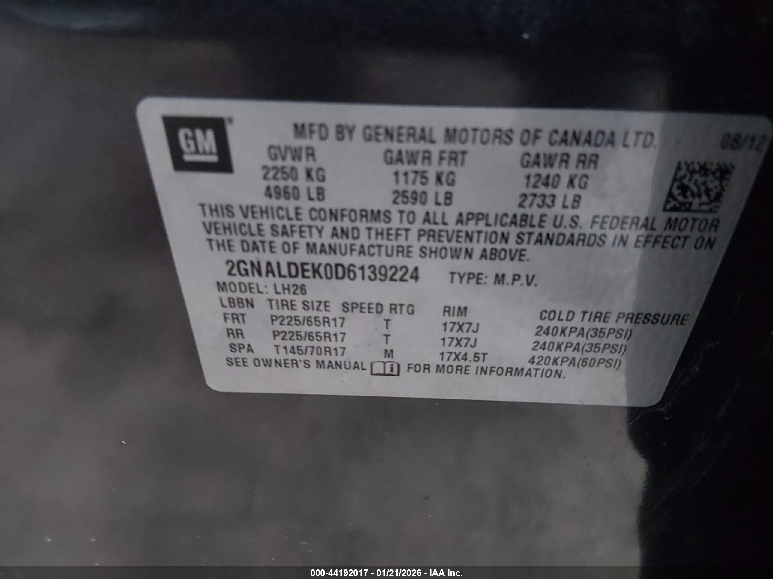 CHEVROLET EQUINOX image 9