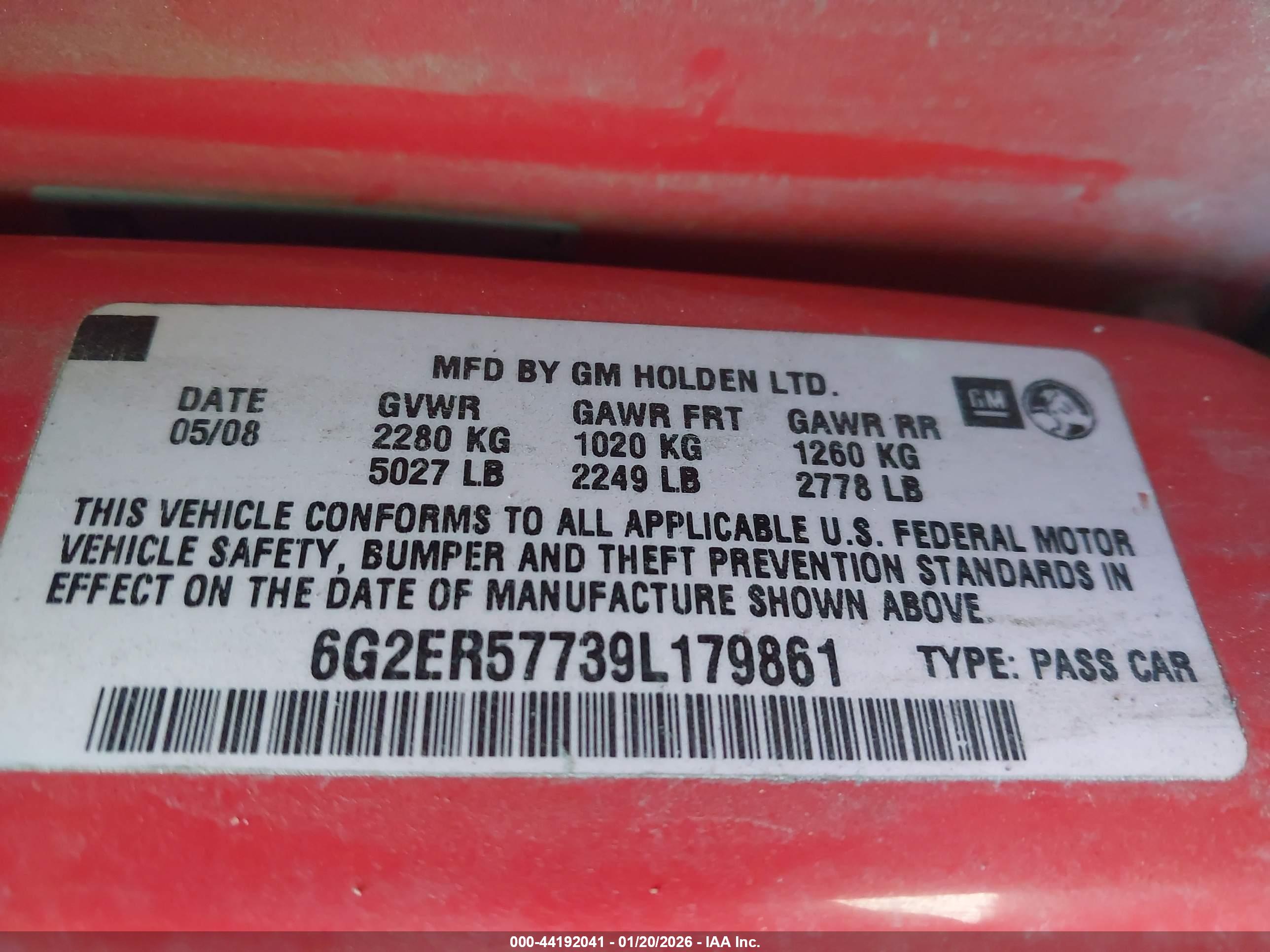 PONTIAC G8 image 9