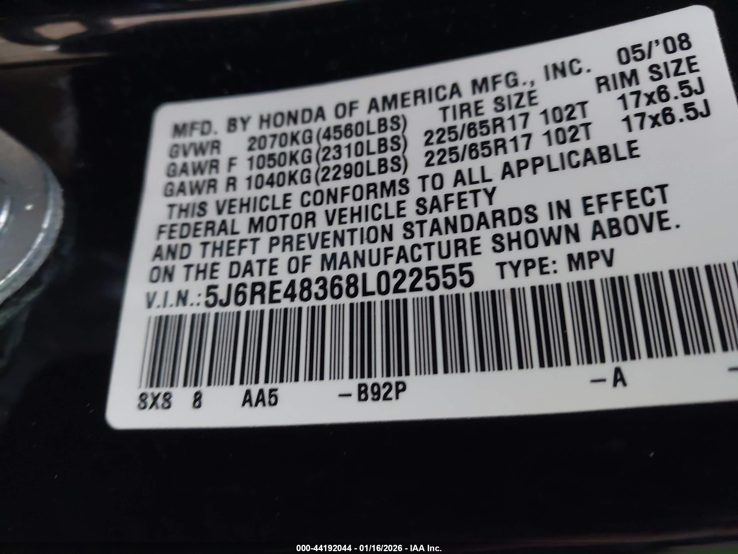 HONDA CR-V image 9