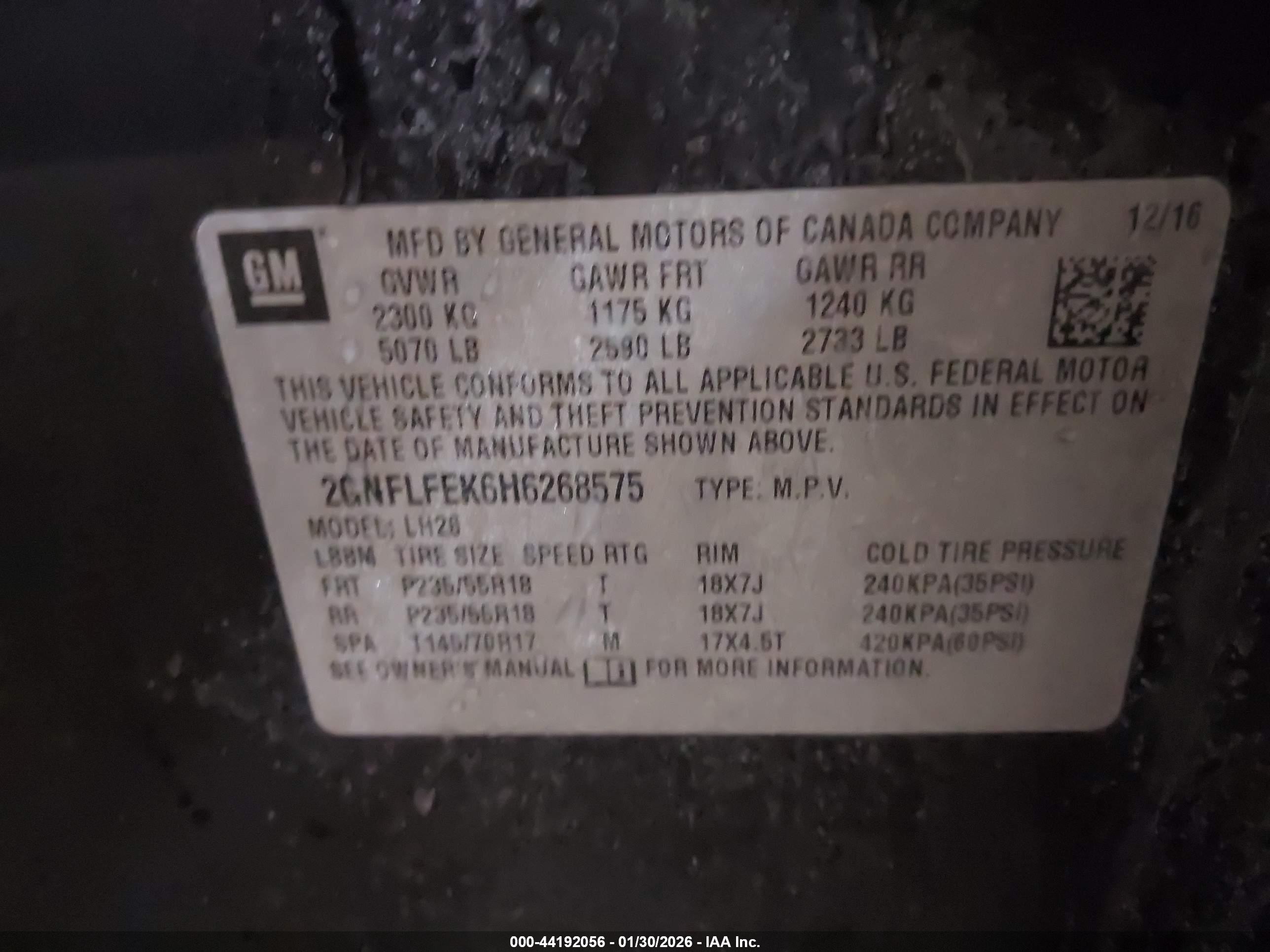 CHEVROLET EQUINOX image 9