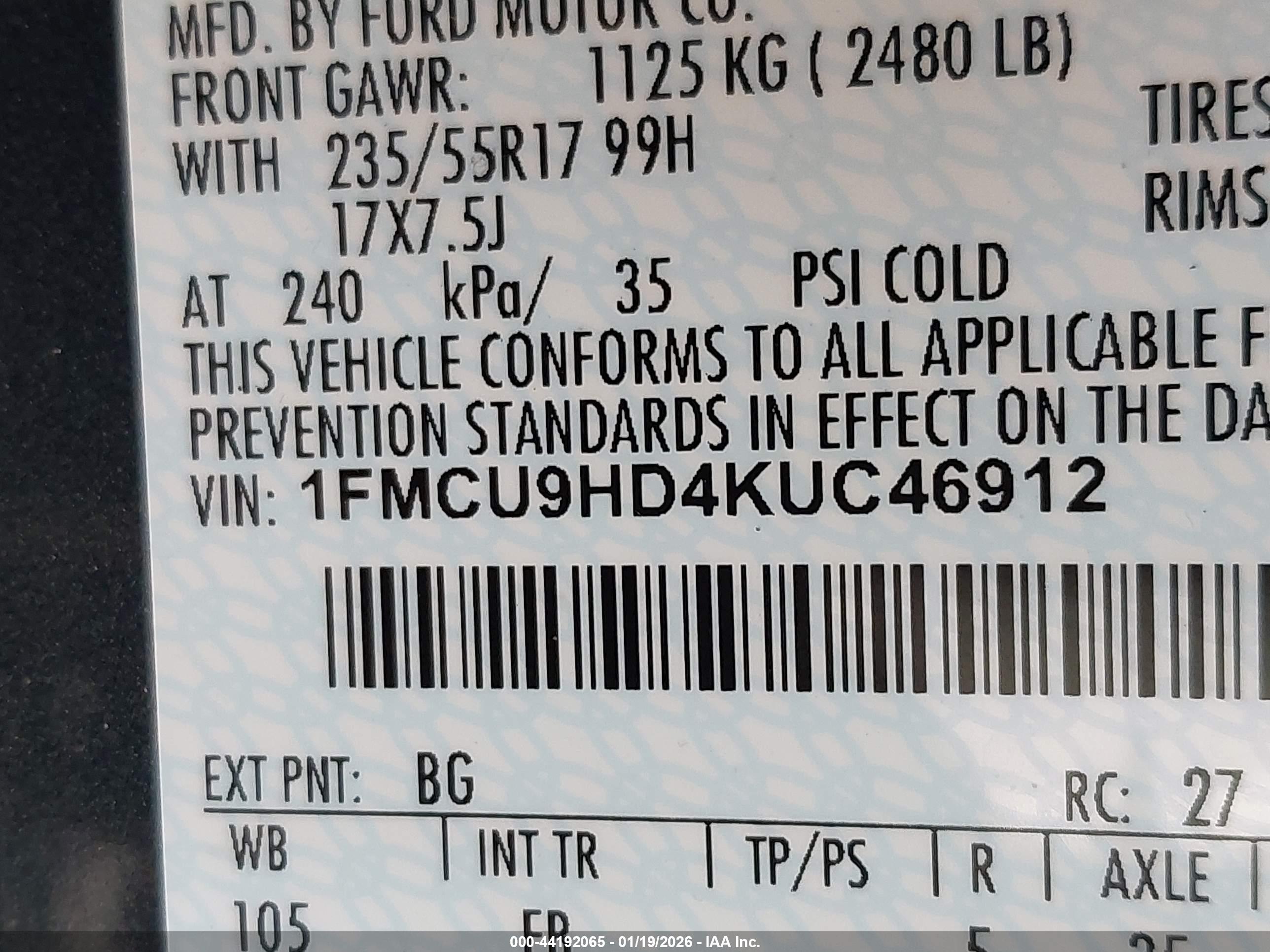 FORD ESCAPE image 9