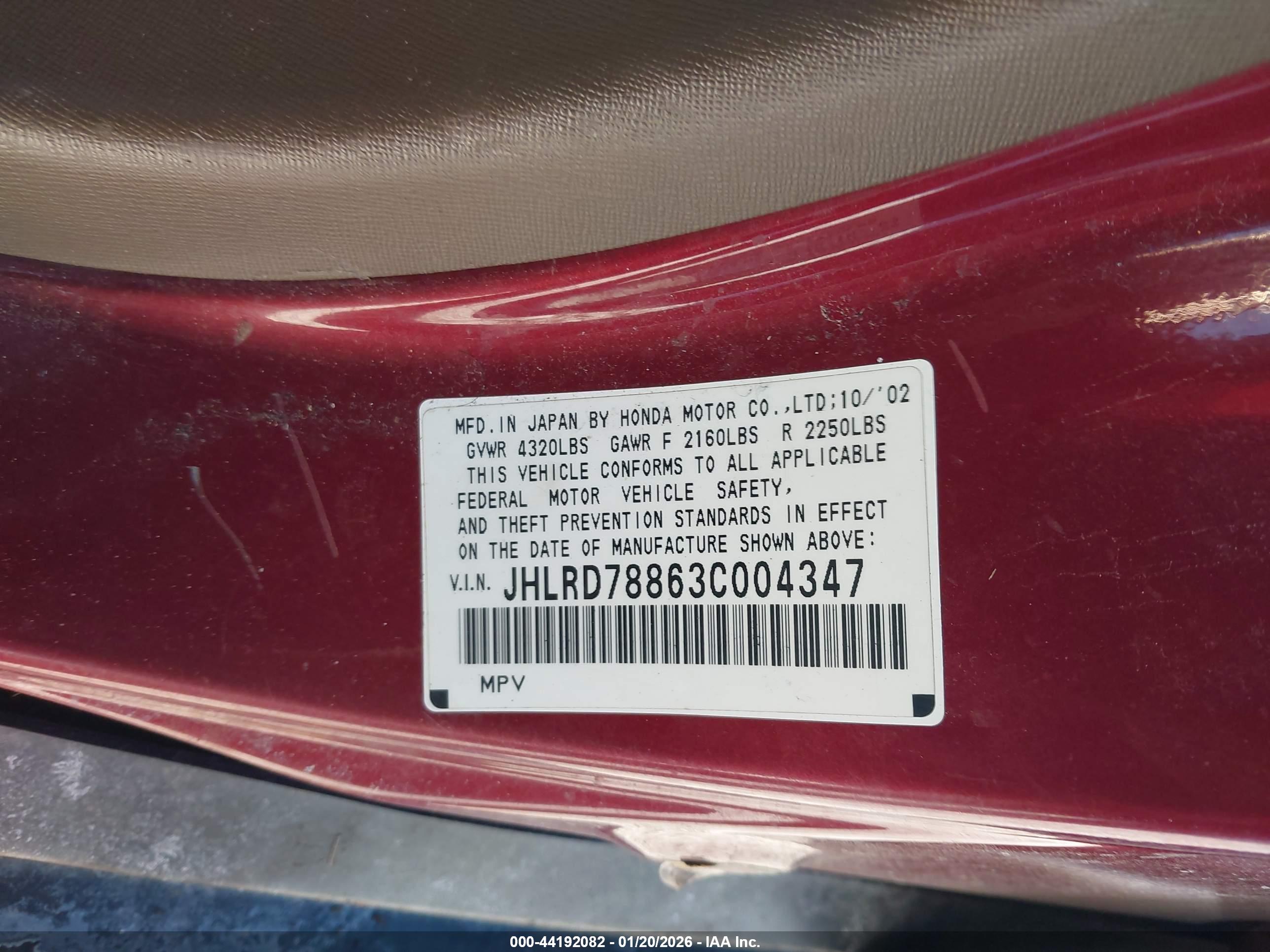 HONDA CR-V image 9