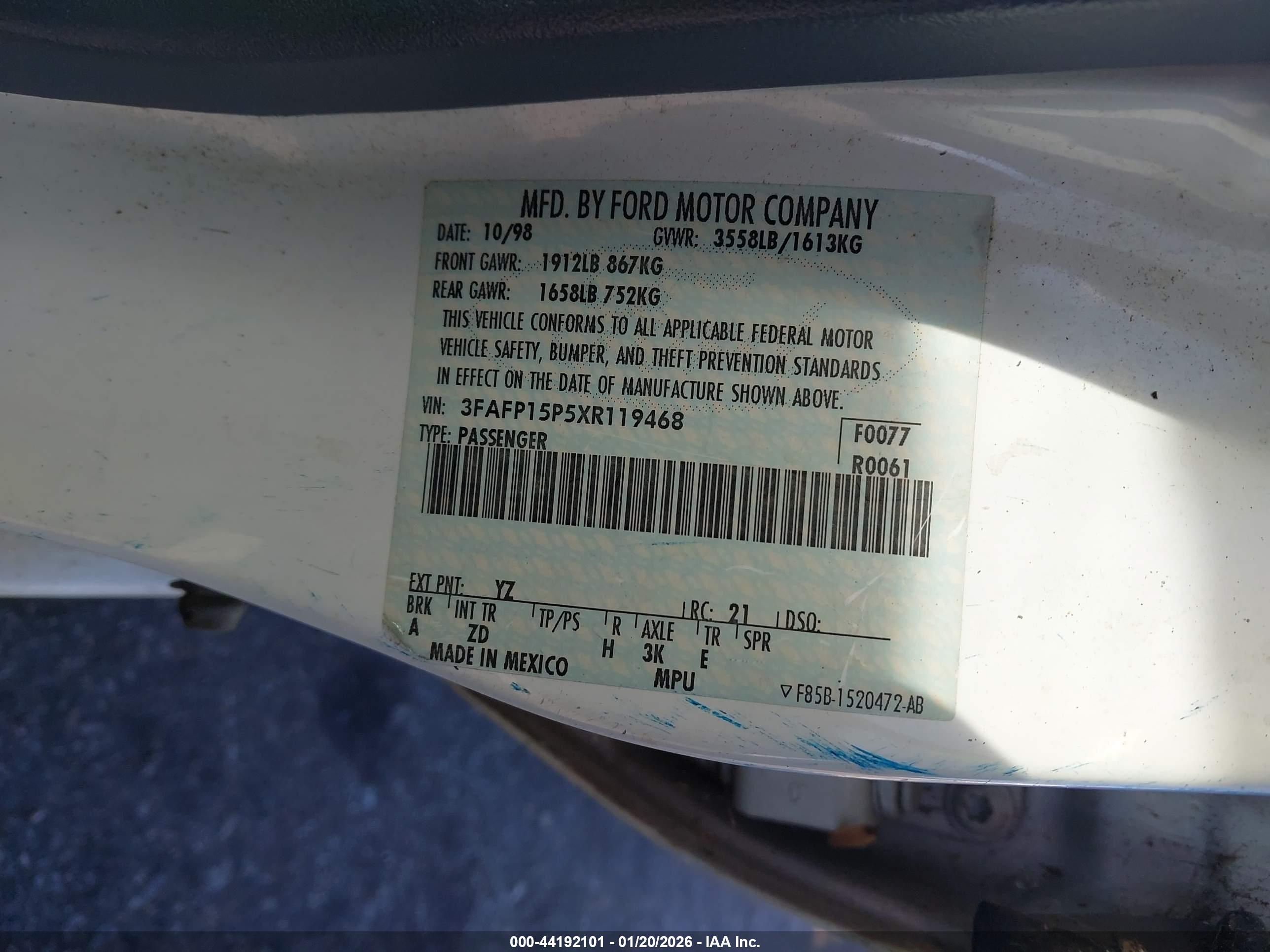 FORD ESCORT image 9