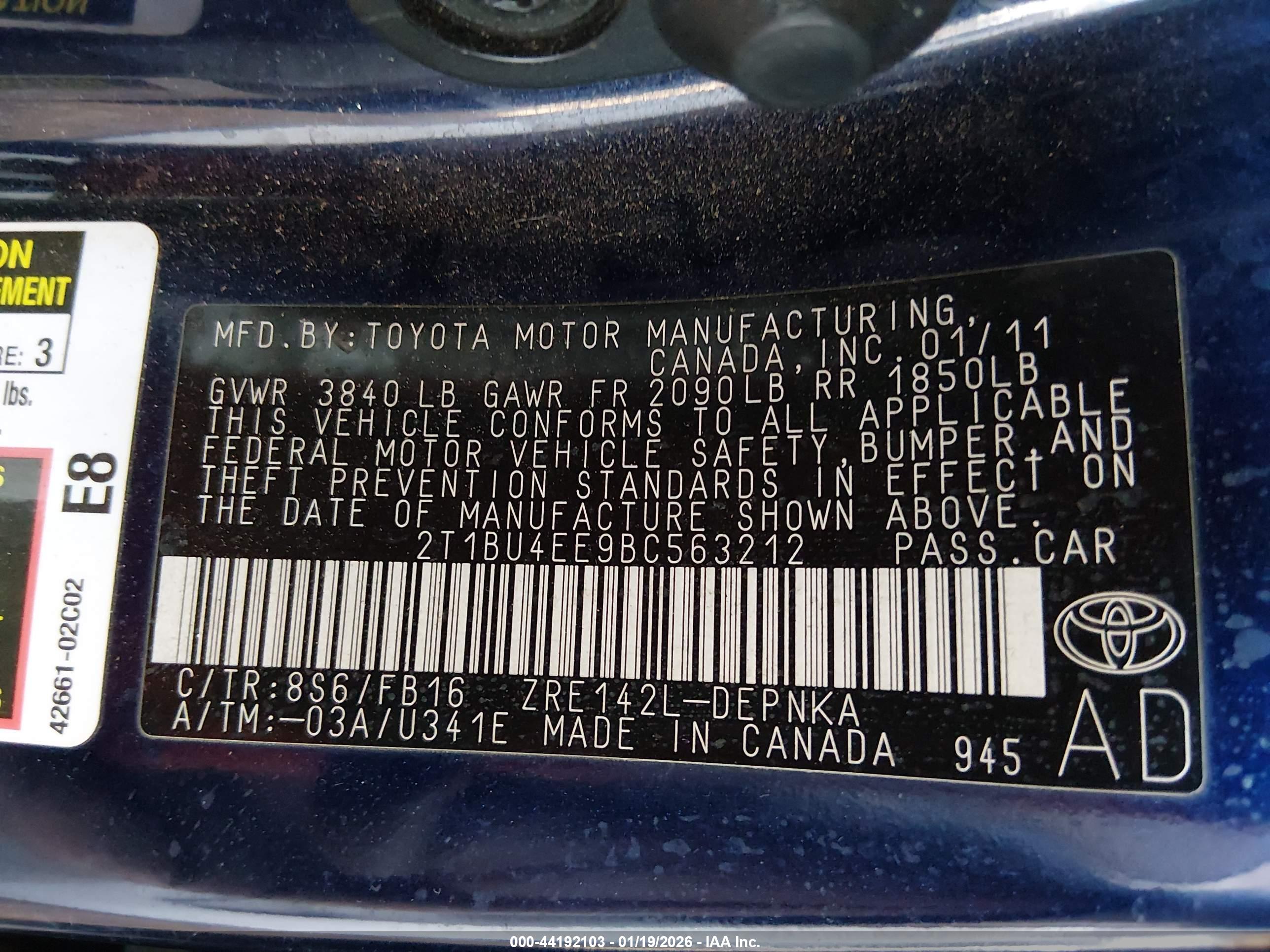 TOYOTA COROLLA image 9