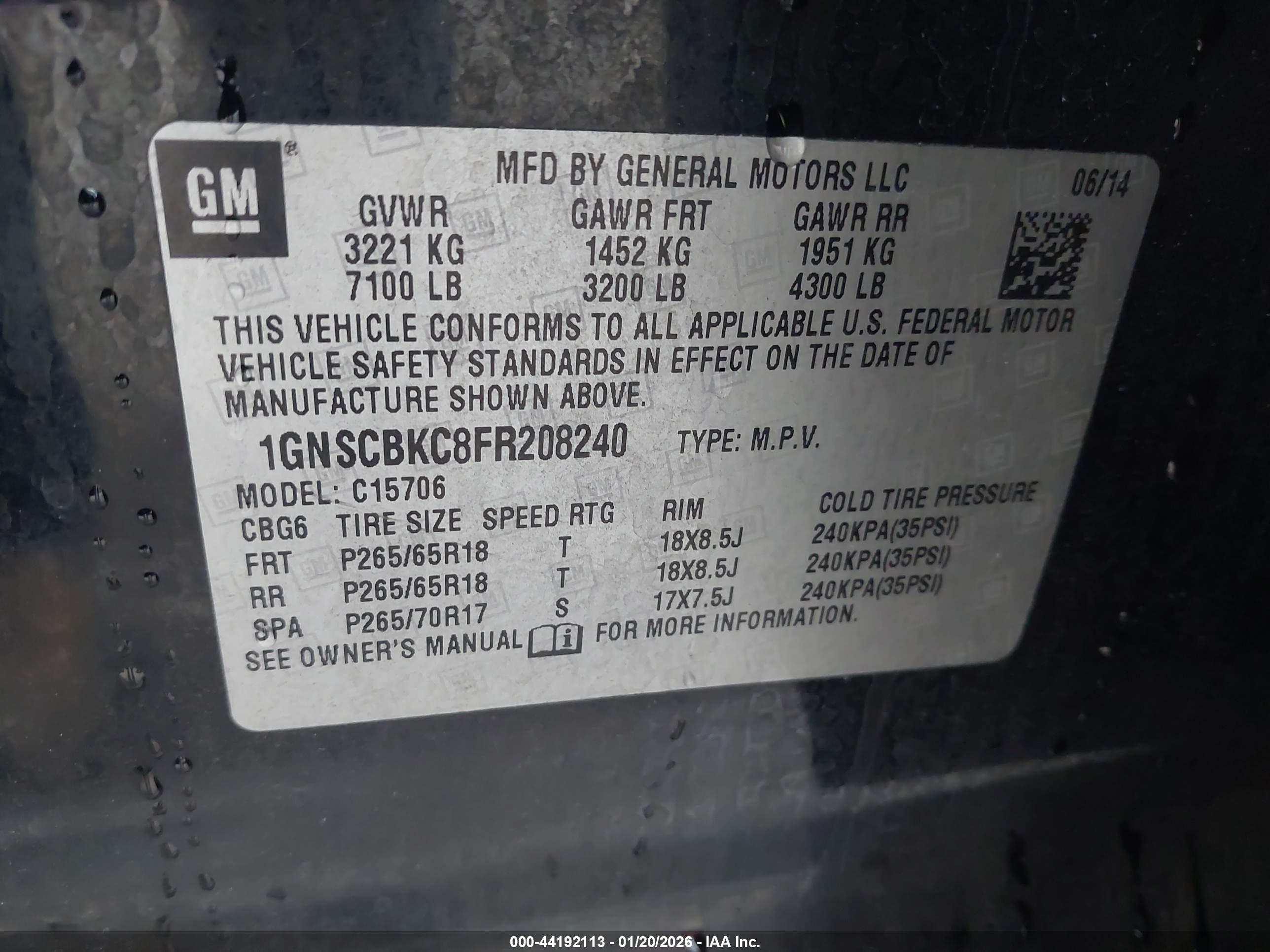 CHEVROLET TAHOE image 9
